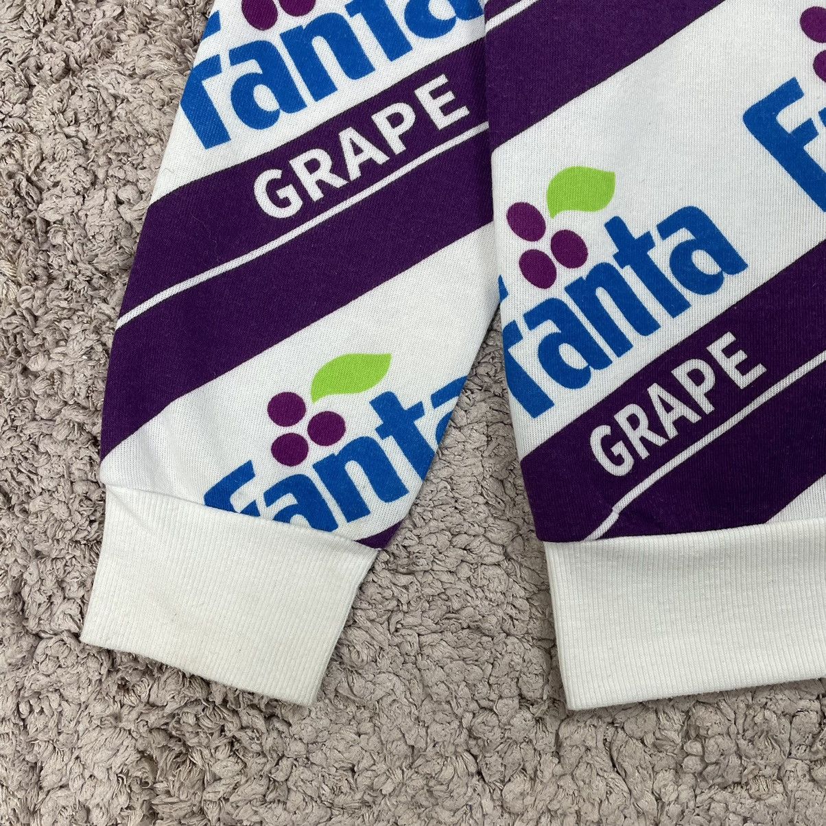 Vintage CocaCola Fanta Grape Fullprint Hoodie Size US M / EU 48-50 / 2 - 6 Thumbnail