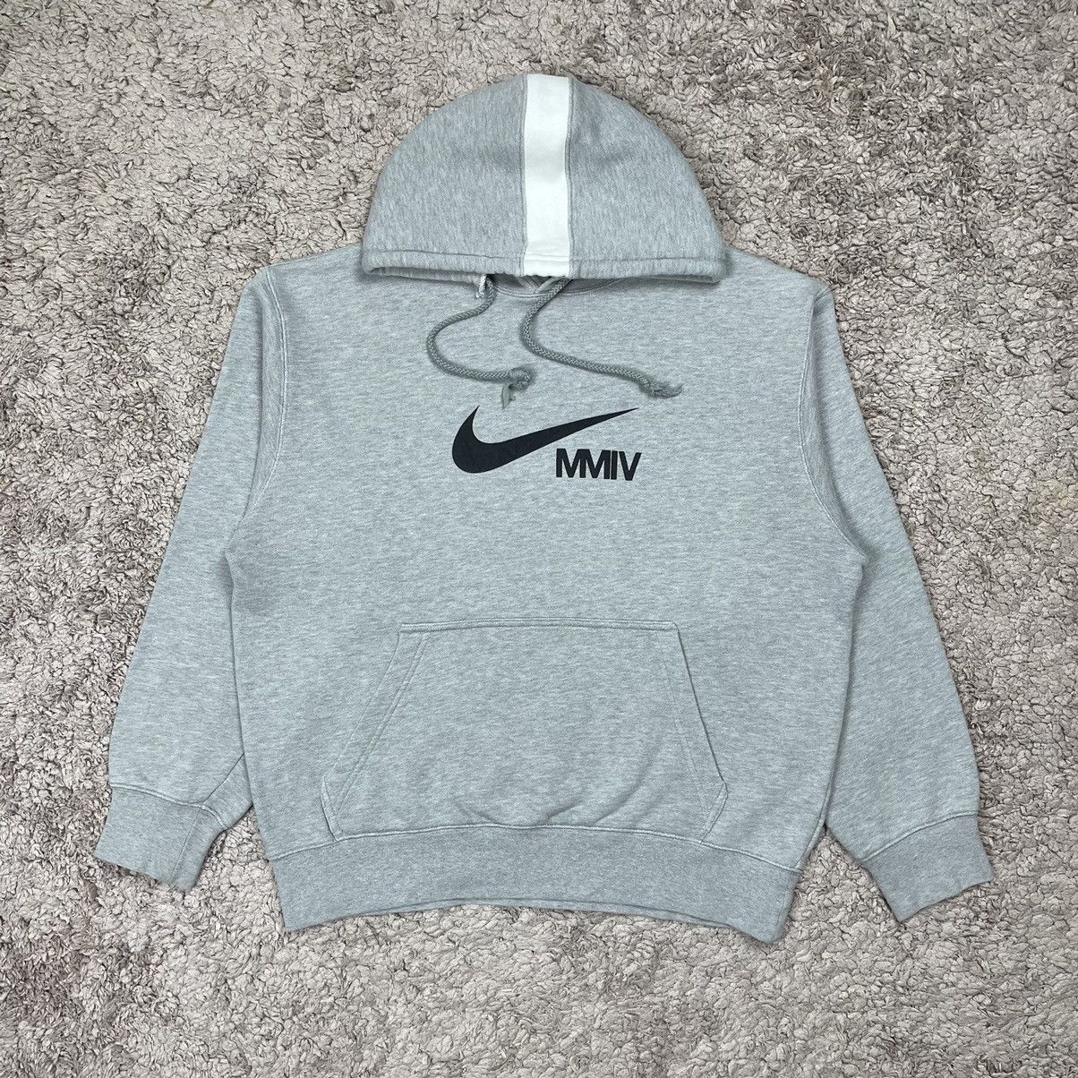 Nike × Vintage Distress Nike x MMIV Hoodie Sweatshirt Size US L / EU 52-54 / 3 - 1 Thumbnail