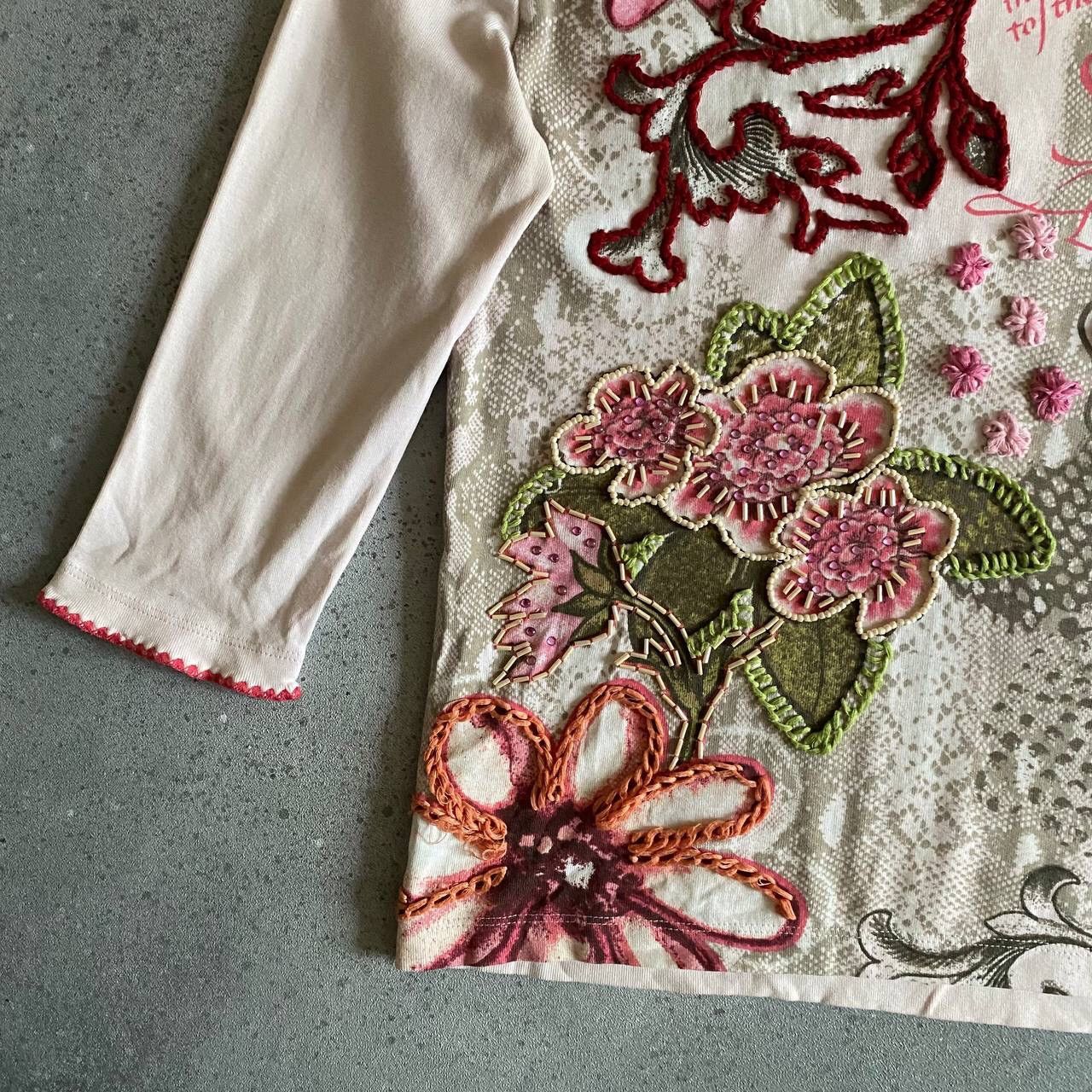 Hysteric Glamour Japanese Vintage Floral Top (JPG Gaultier Style) Size M / US 6-8 / IT 42-44 - 4 Thumbnail