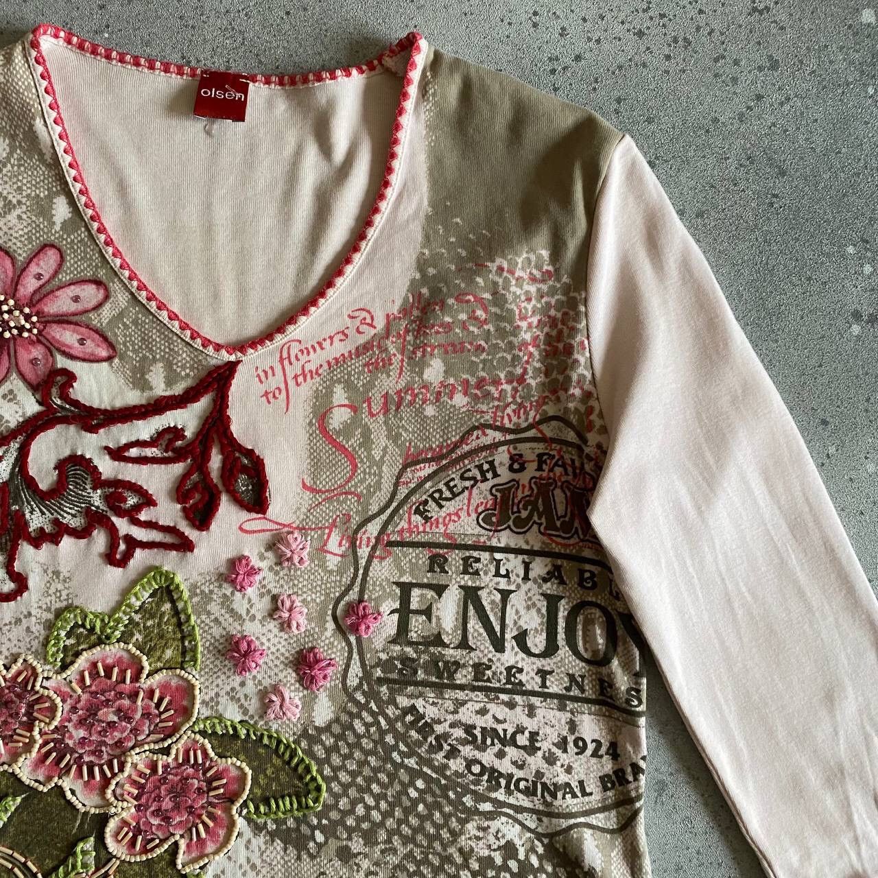 Hysteric Glamour Japanese Vintage Floral Top (JPG Gaultier Style) Size M / US 6-8 / IT 42-44 - 3 Thumbnail