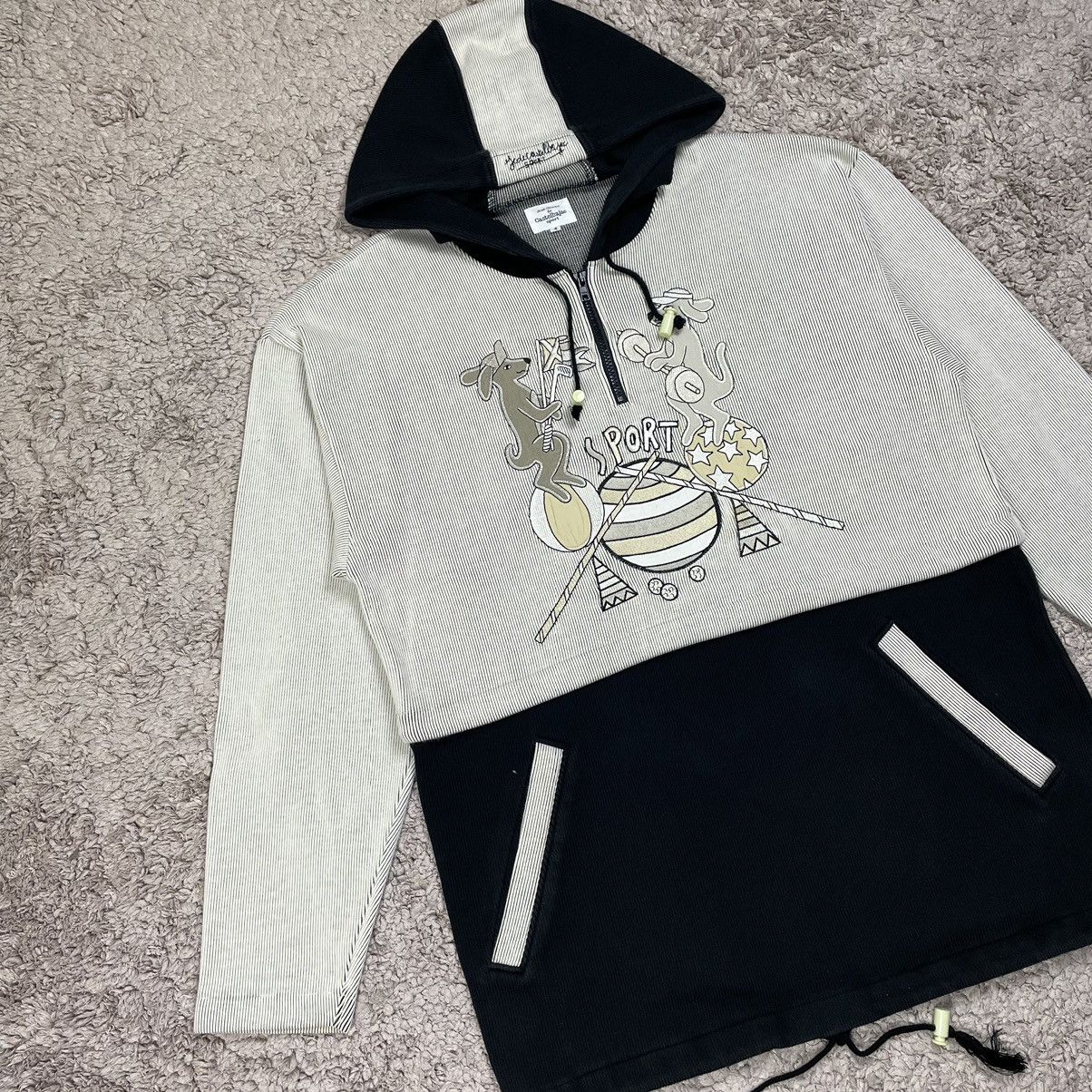 Designer × Jean Charles De Castelbajac × Vintage Vintage Jean Charles de Castelbajac Sport Hoodie Sweatshirt Size US XL / EU 56 / 4 - 3 Thumbnail