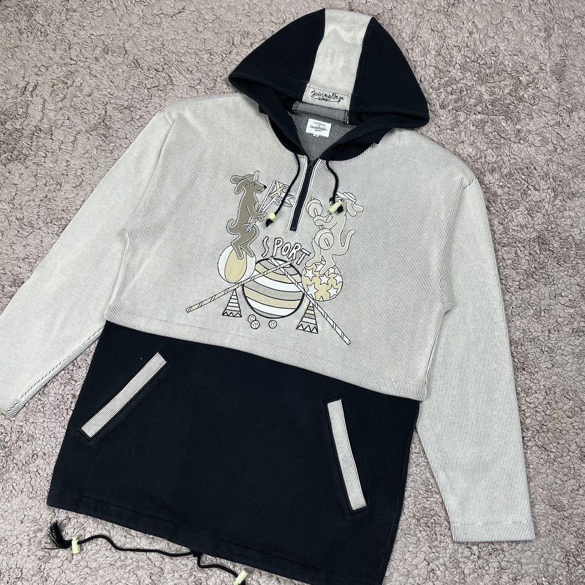 Designer × Jean Charles De Castelbajac × Vintage Vintage Jean Charles de Castelbajac Sport Hoodie Sweatshirt Size US XL / EU 56 / 4 - 4 Thumbnail