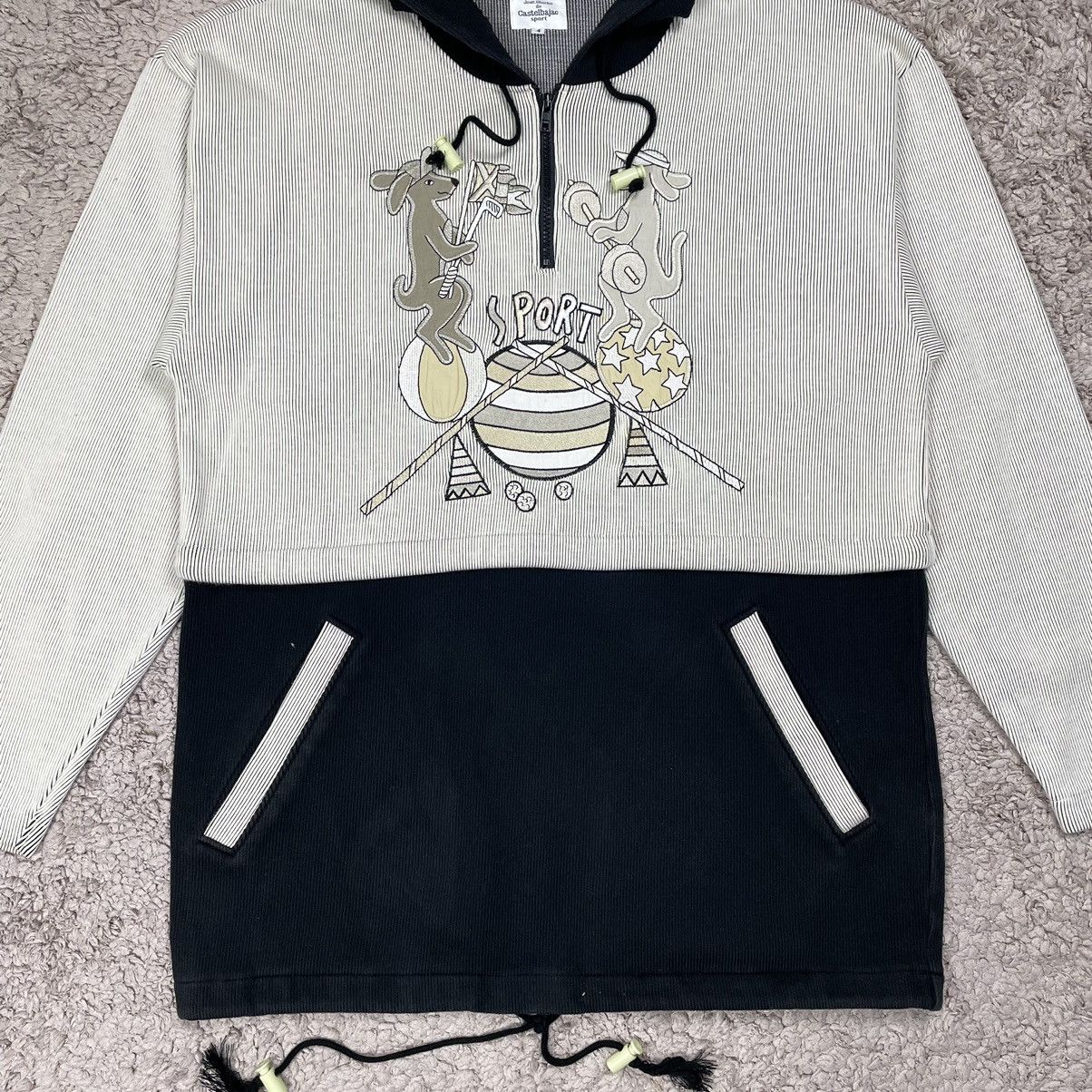 Designer × Jean Charles De Castelbajac × Vintage Vintage Jean Charles de Castelbajac Sport Hoodie Sweatshirt Size US XL / EU 56 / 4 - 9 Thumbnail