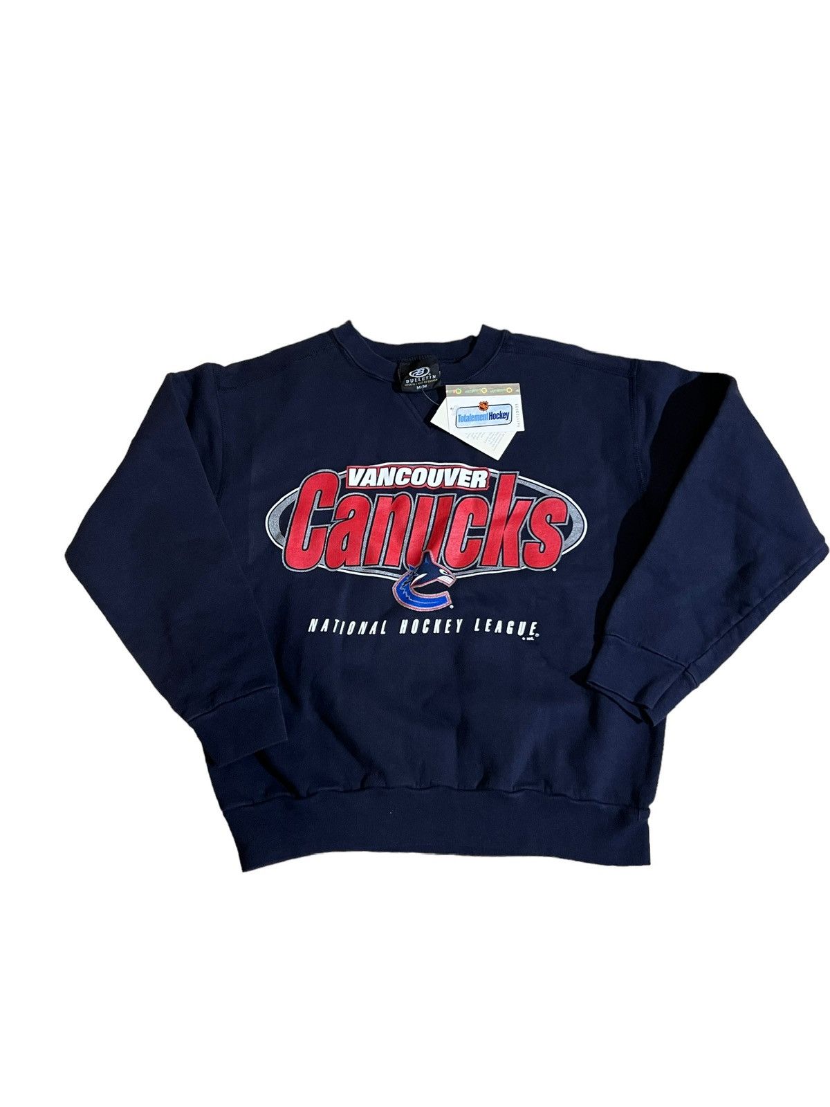 NHL × Vintage Vintage Vancouver Canucks Crew Sweatshirt 90s Youth Large Size US XS / EU 42 / 0 - 2 Thumbnail