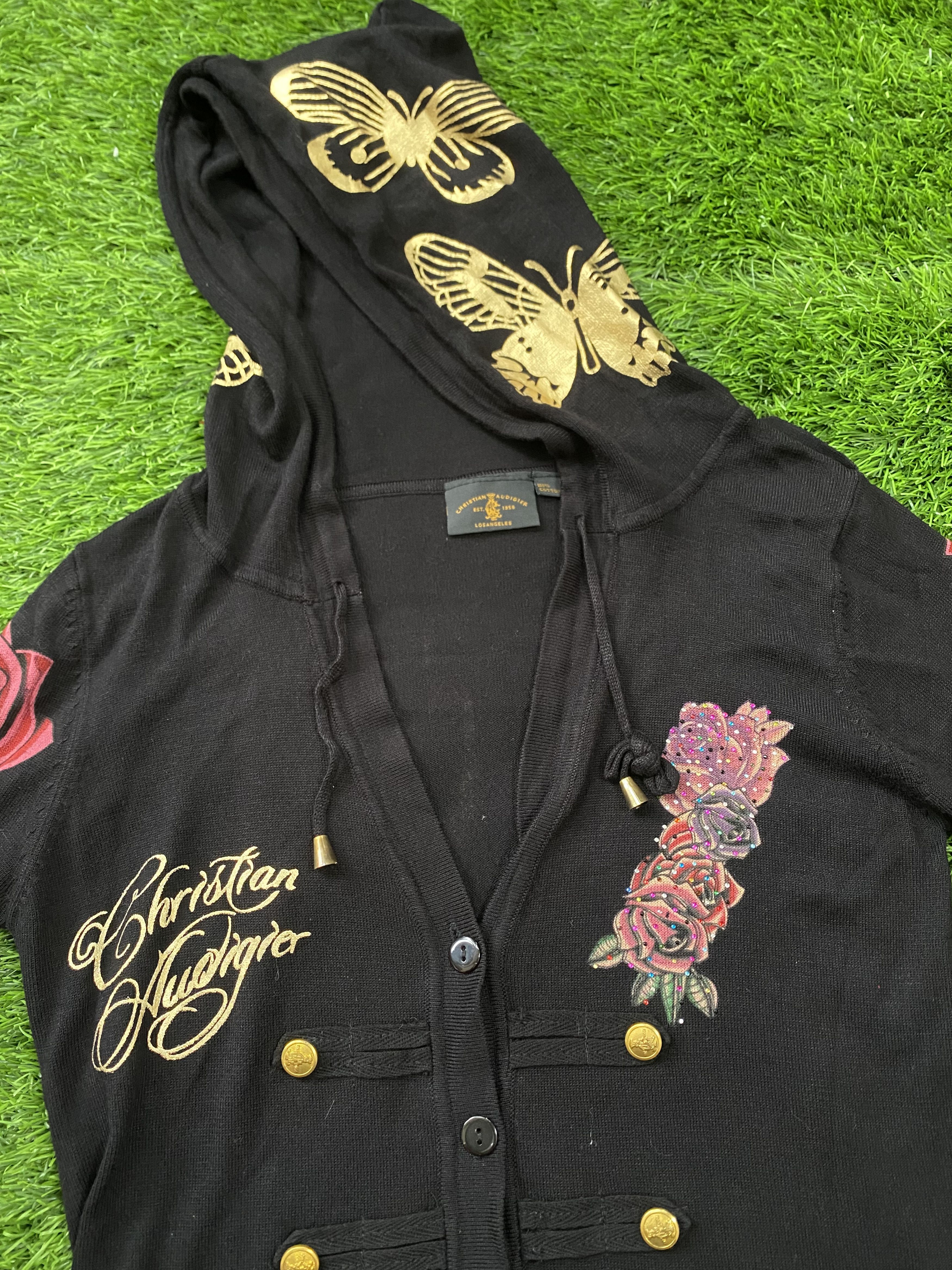 Christian Audigier Rare Christian Audiger Ed Hardy Dress Hoodie Size S / US 4 / IT 40 - 6 Thumbnail