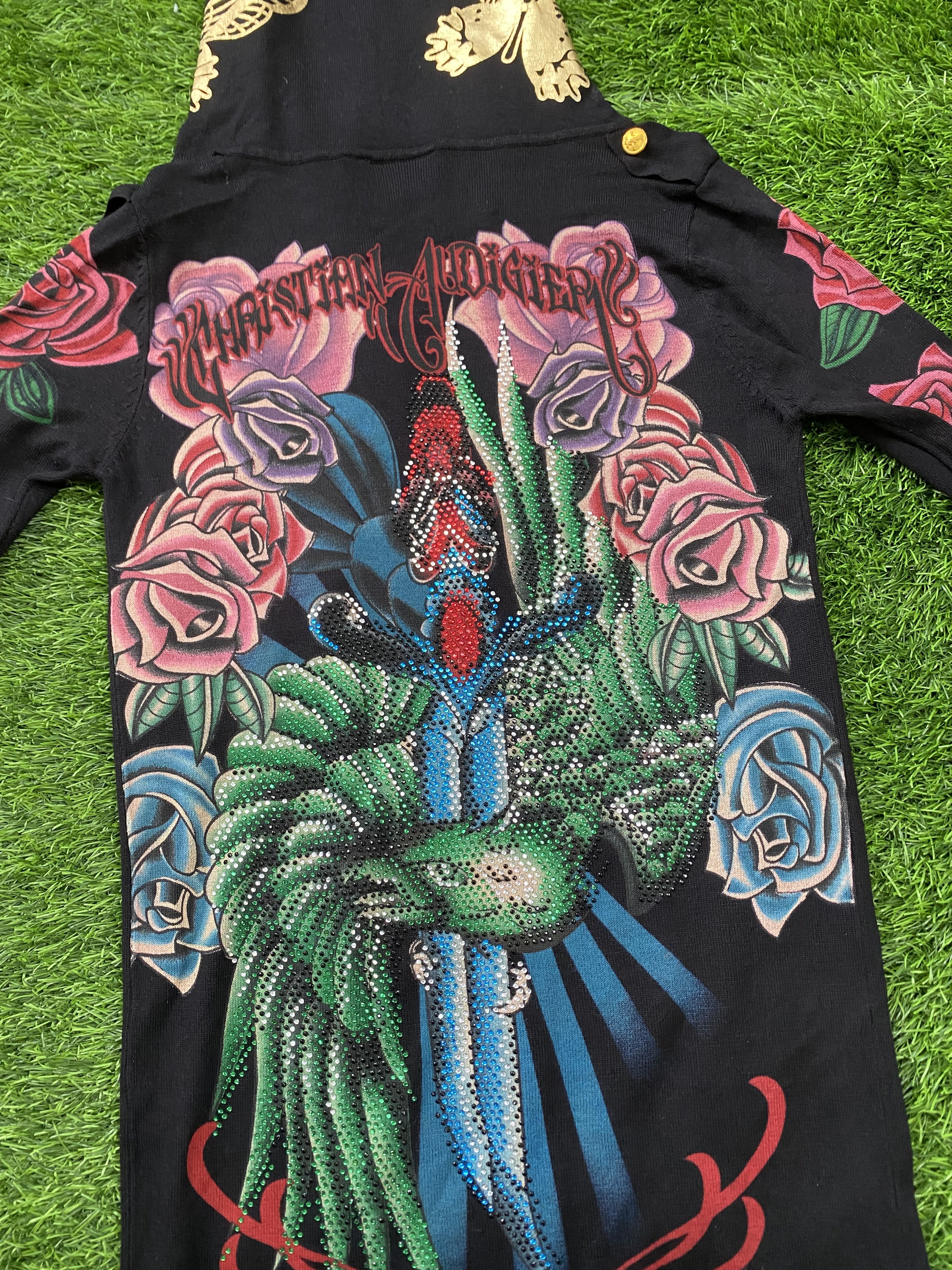 Christian Audigier Rare Christian Audiger Ed Hardy Dress Hoodie Size S / US 4 / IT 40 - 3 Thumbnail