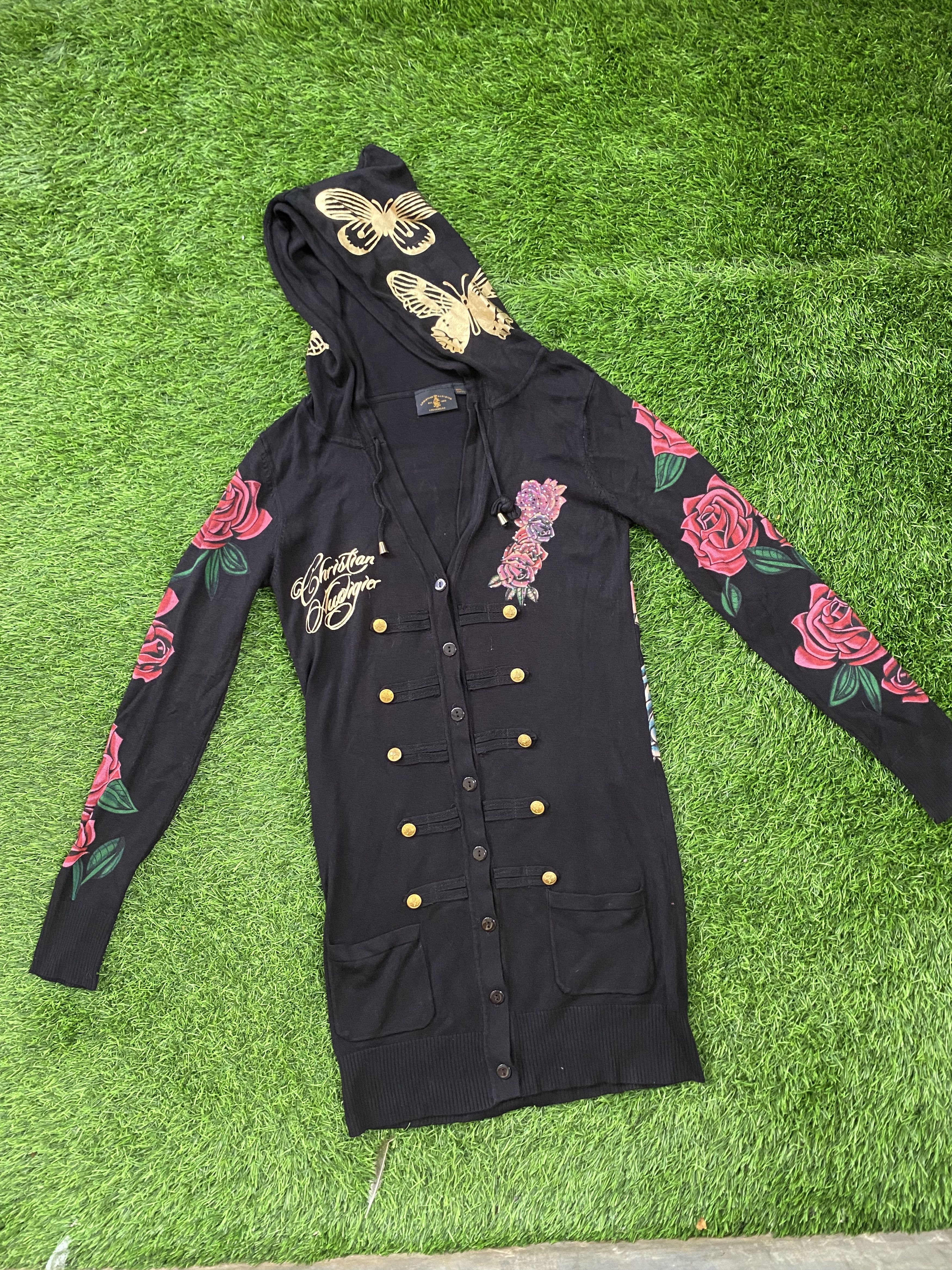 Christian Audigier Rare Christian Audiger Ed Hardy Dress Hoodie Size S / US 4 / IT 40 - 2 Thumbnail