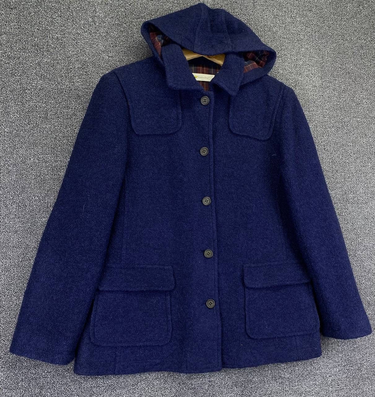 Golden Bear Vintage Golden Bear Faur Fux Coats Wool Jacket Size L / US 10 / IT 46 - 2 Thumbnail