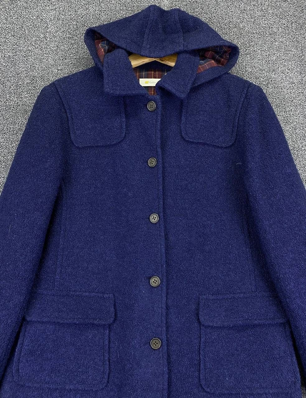 Golden Bear Vintage Golden Bear Faur Fux Coats Wool Jacket Size L / US 10 / IT 46 - 3 Thumbnail