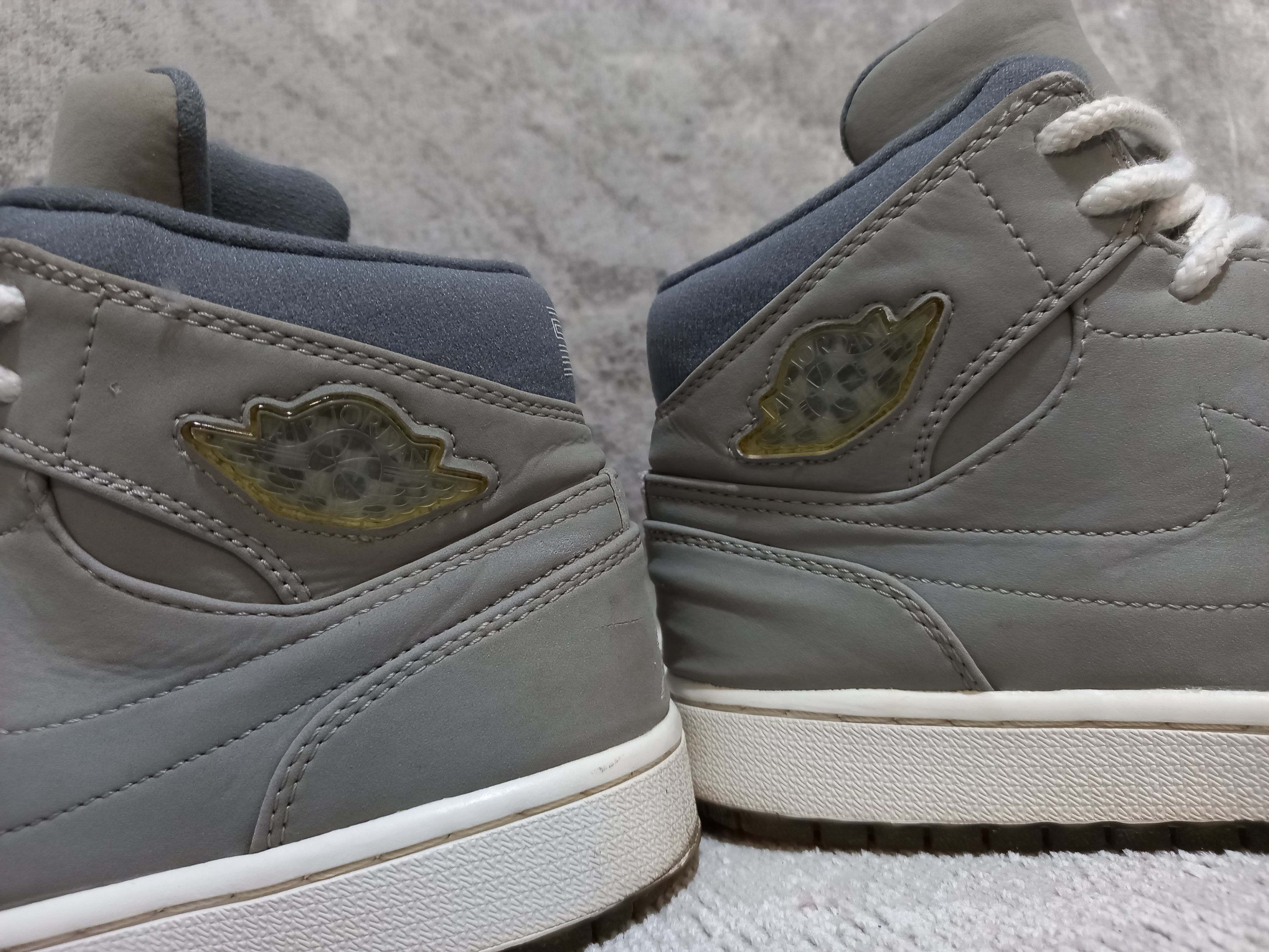 Jordan Brand Nike Air Jordan 1 Medium 95 Grey White Cool Grey 628619-003 Size US 9 / EU 42 - 8 Thumbnail