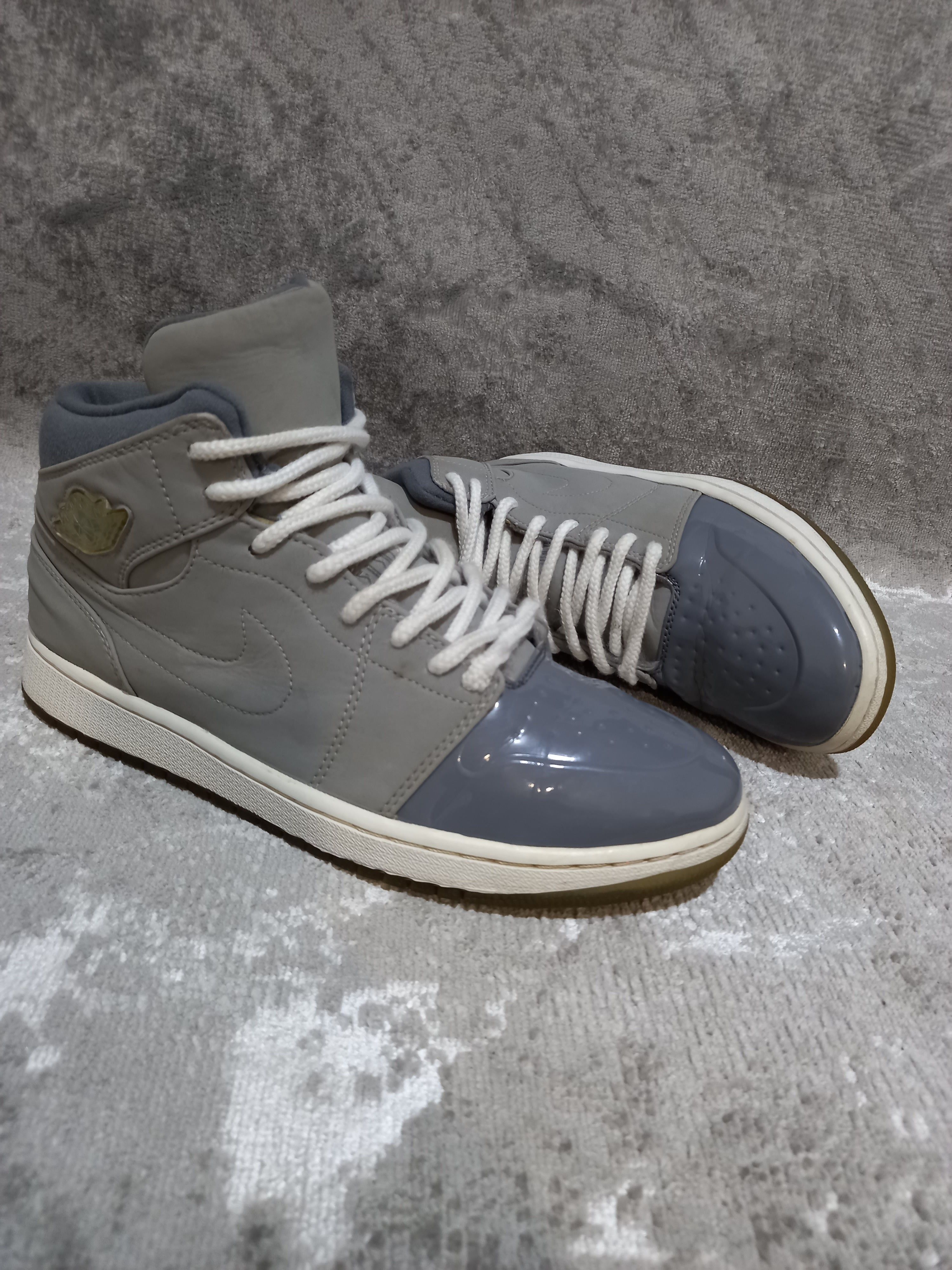Jordan Brand Nike Air Jordan 1 Medium 95 Grey White Cool Grey 628619-003 Size US 9 / EU 42 - 4 Thumbnail