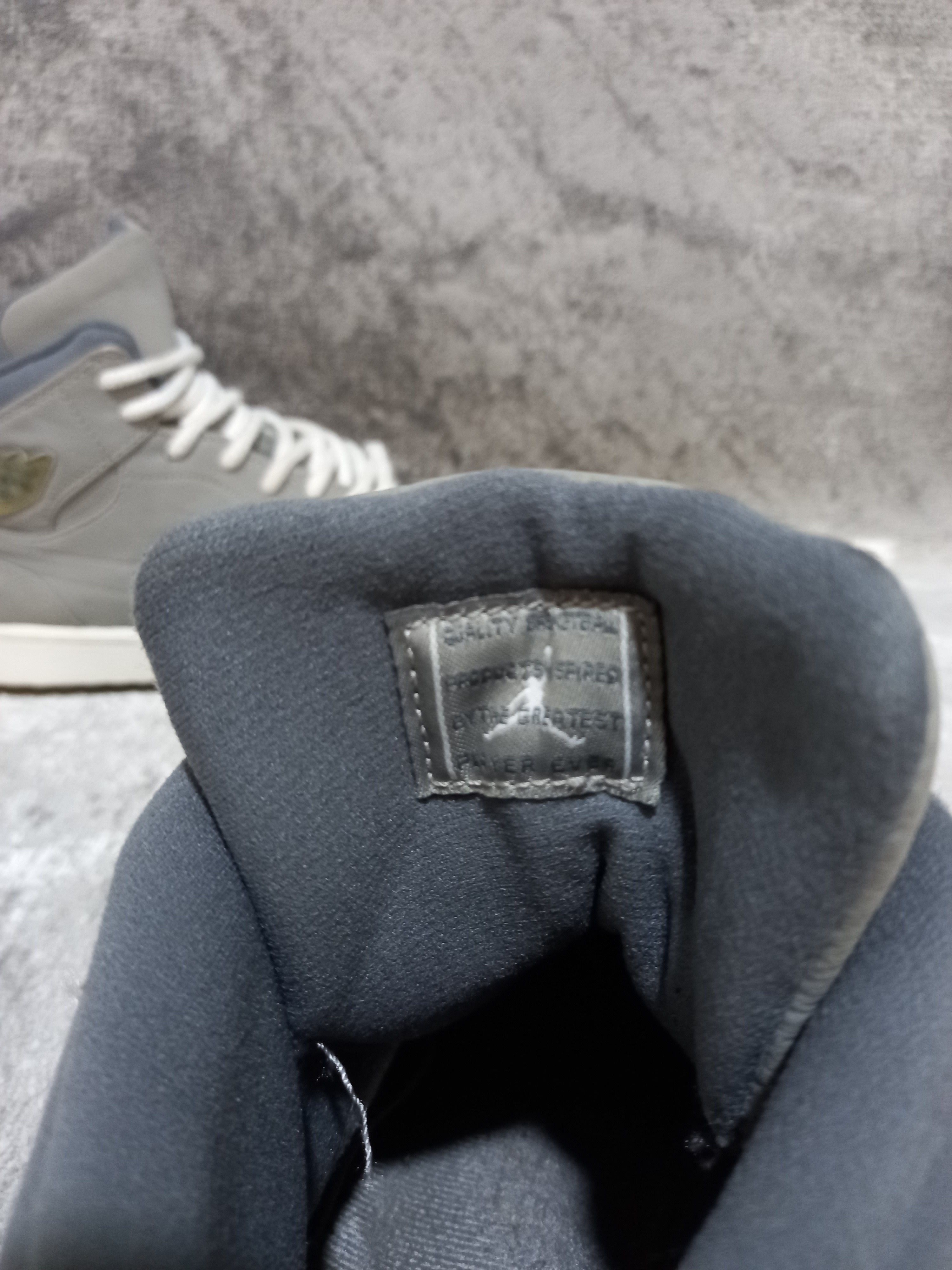 Jordan Brand Nike Air Jordan 1 Medium 95 Grey White Cool Grey 628619-003 Size US 9 / EU 42 - 12 Thumbnail