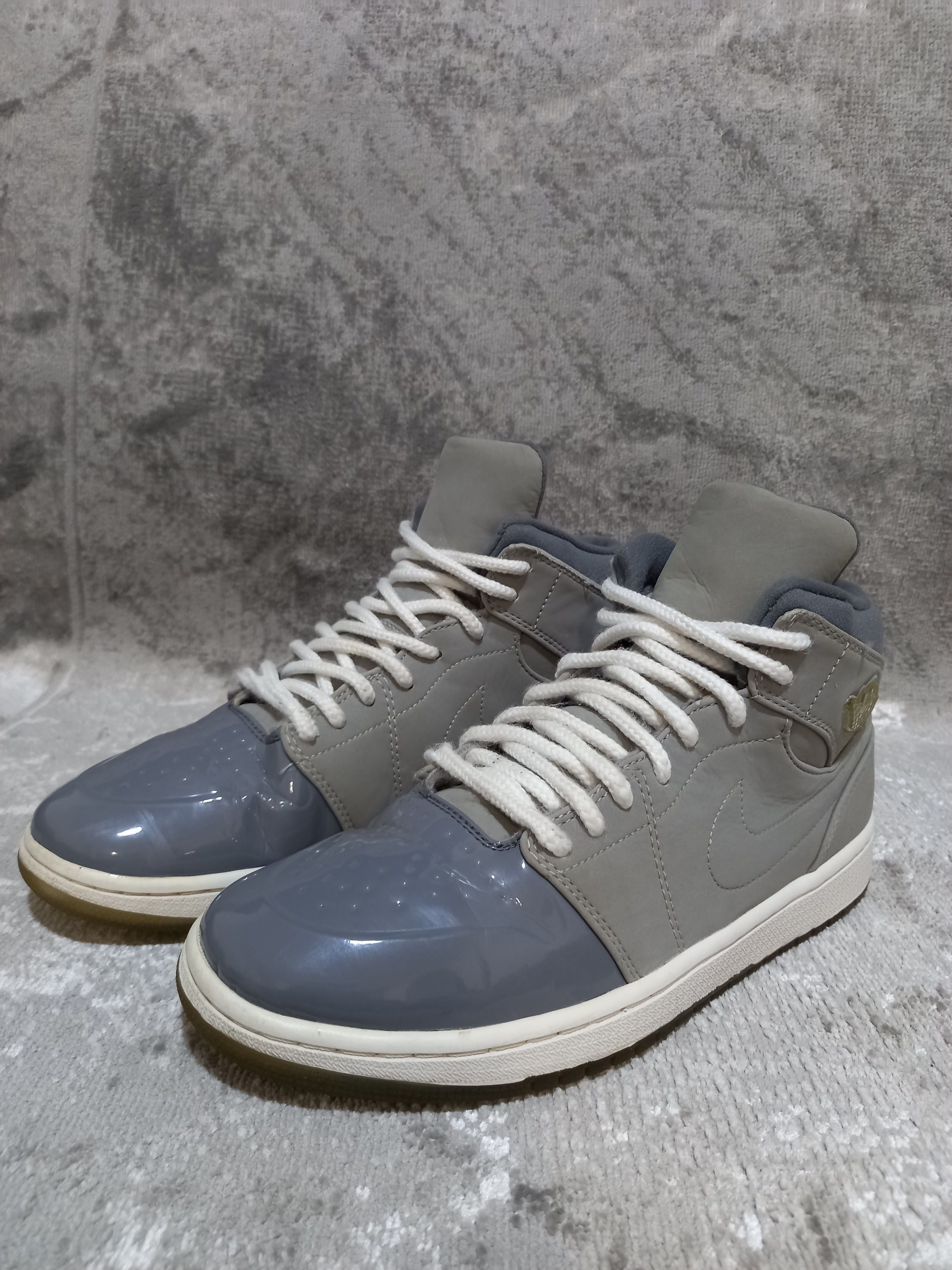 Jordan Brand Nike Air Jordan 1 Medium 95 Grey White Cool Grey 628619-003 Size US 9 / EU 42 - 3 Thumbnail