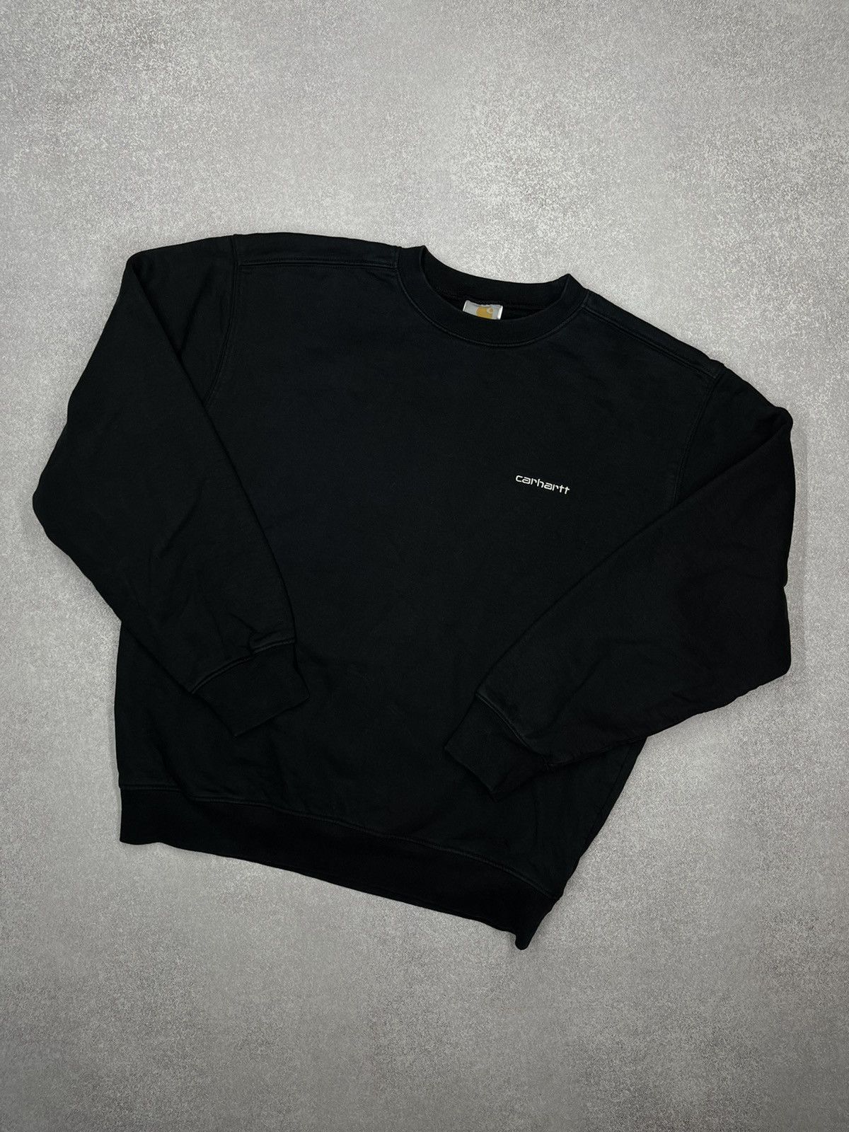 Vintage Carhartt Sweatshirt Black Streetwear size L