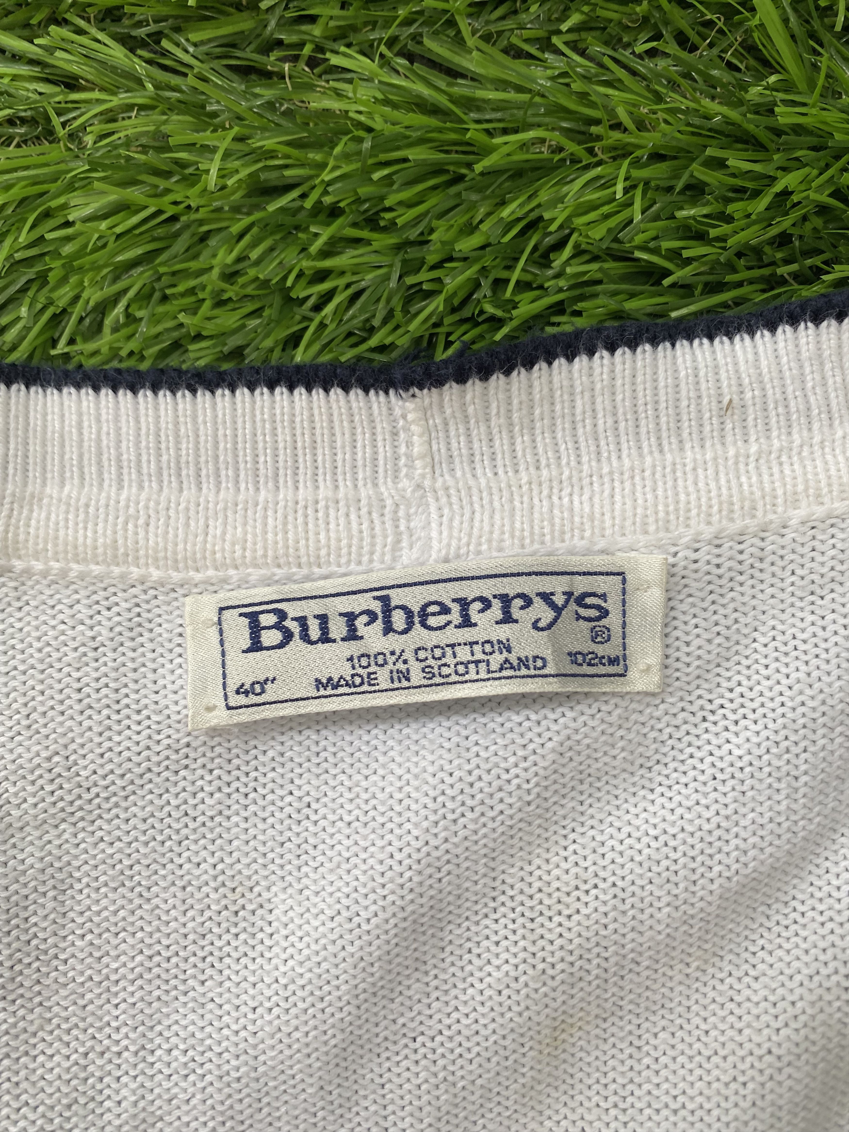 Burberry Vintage Burberry Flag Cardigan Size US L / EU 52-54 / 3 - 2 Thumbnail