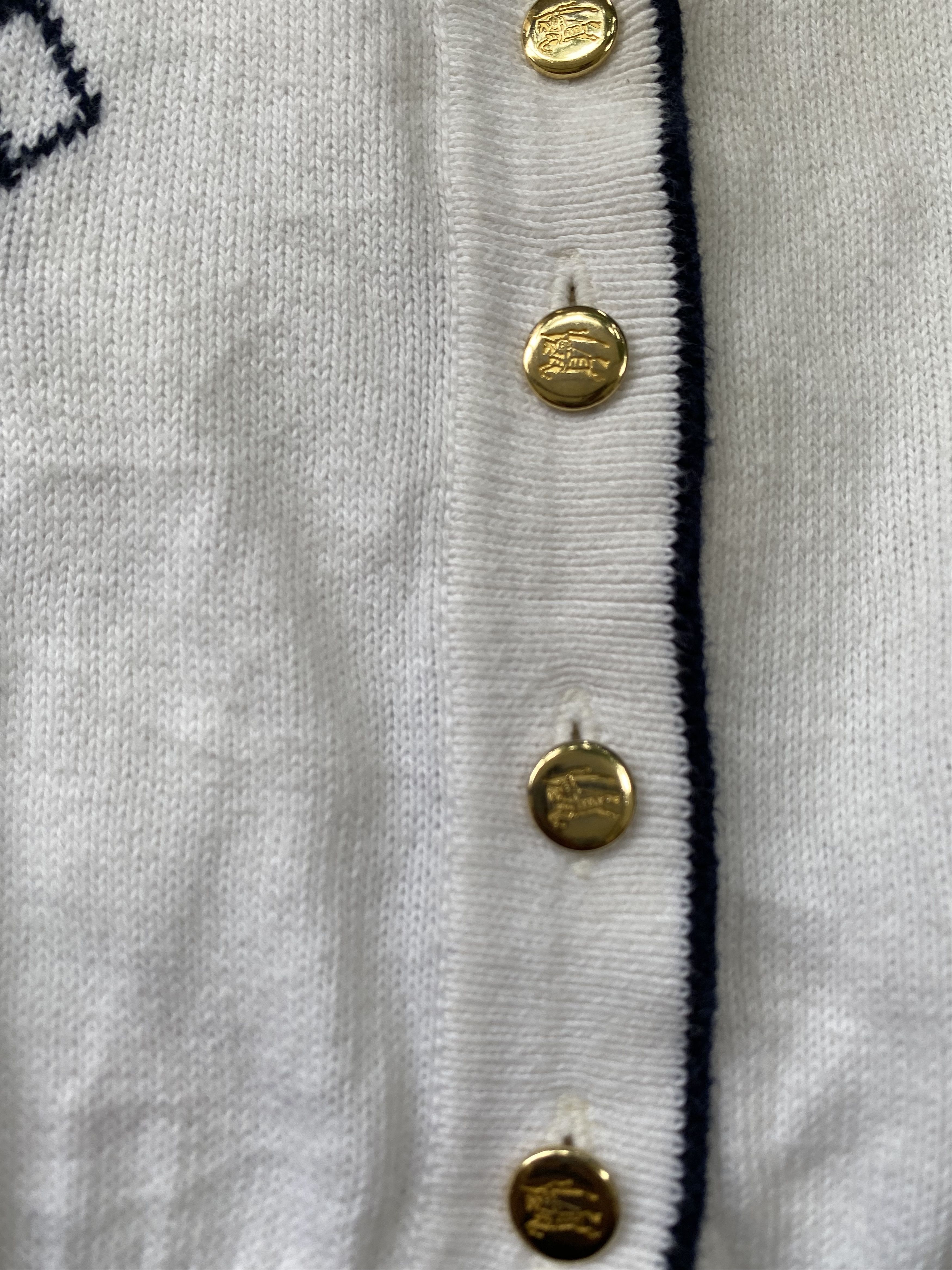 Burberry Vintage Burberry Flag Cardigan Size US L / EU 52-54 / 3 - 3 Thumbnail