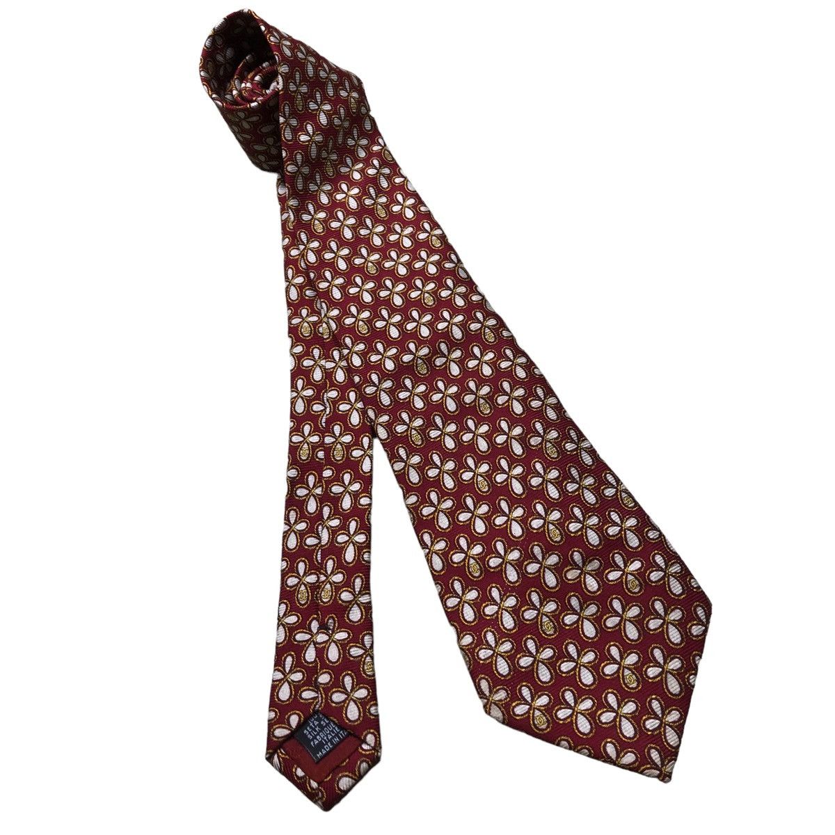 Chanel Vtg Chanel Floral Neck Tie Size ONE SIZE - 4 Thumbnail