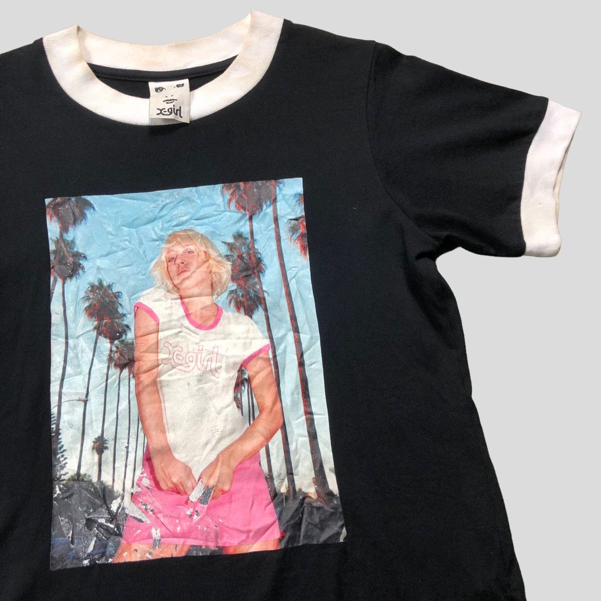 X-Girl x Chloe Sevigny Photo Prints Ringer Tshirt