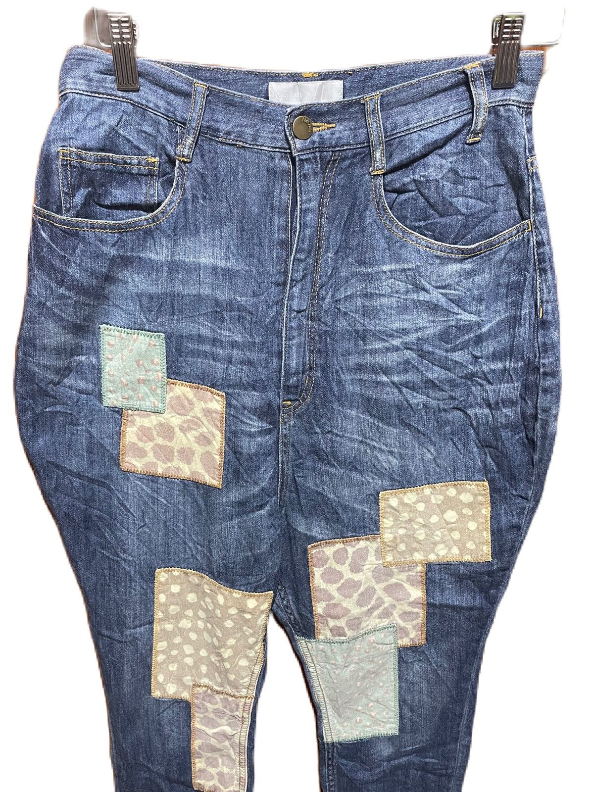 Ne-Net Rare Ne Net Patchwork Jeans Size 28" / US 6 / IT 42 - 3 Thumbnail
