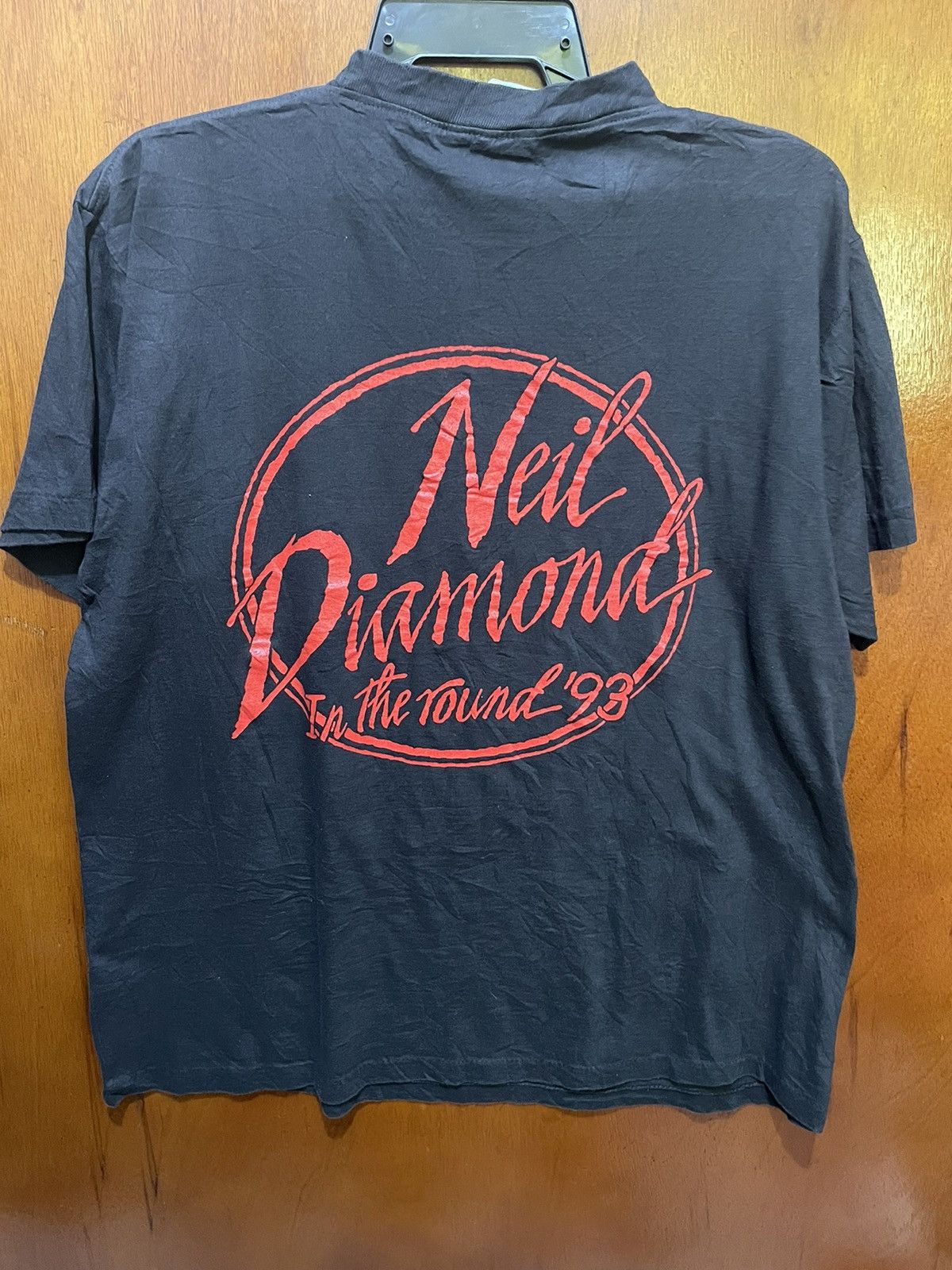 Band Tees × Vintage Vintage Neil Diamond 1993 Tour Shirt Size US XL / EU 56 / 4 - 1 Thumbnail