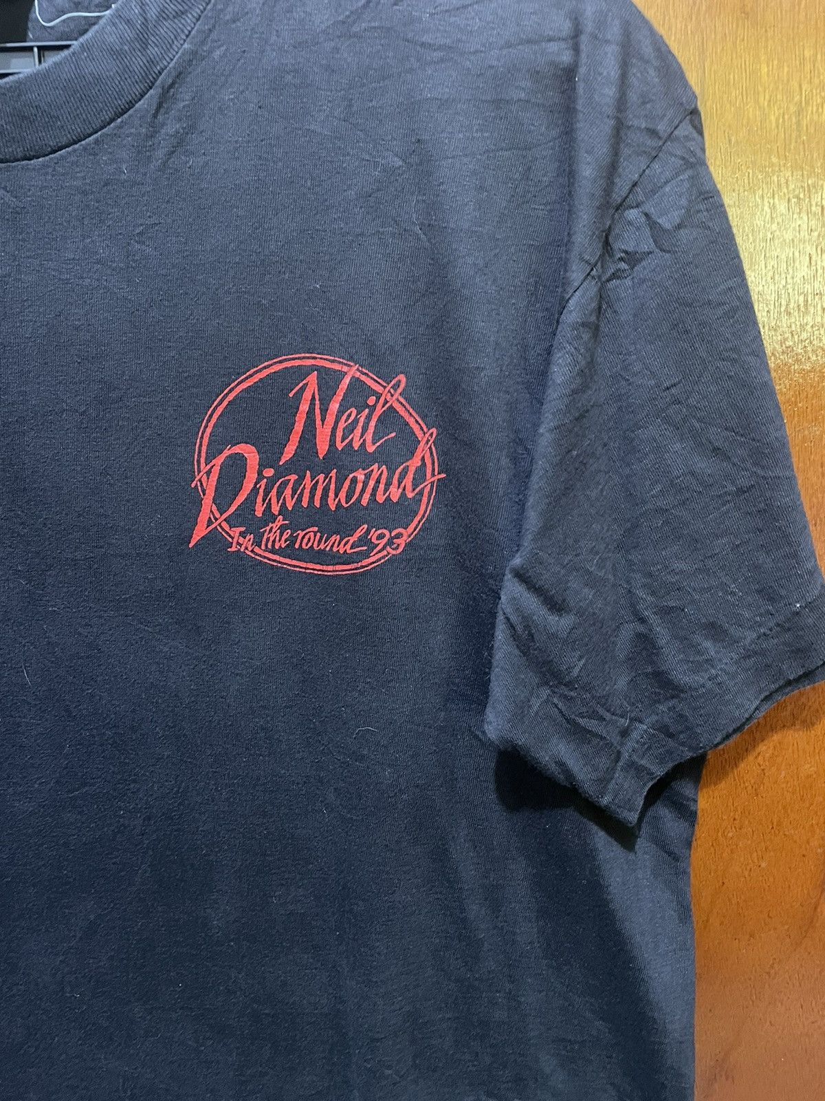 Band Tees × Vintage Vintage Neil Diamond 1993 Tour Shirt Size US XL / EU 56 / 4 - 4 Thumbnail