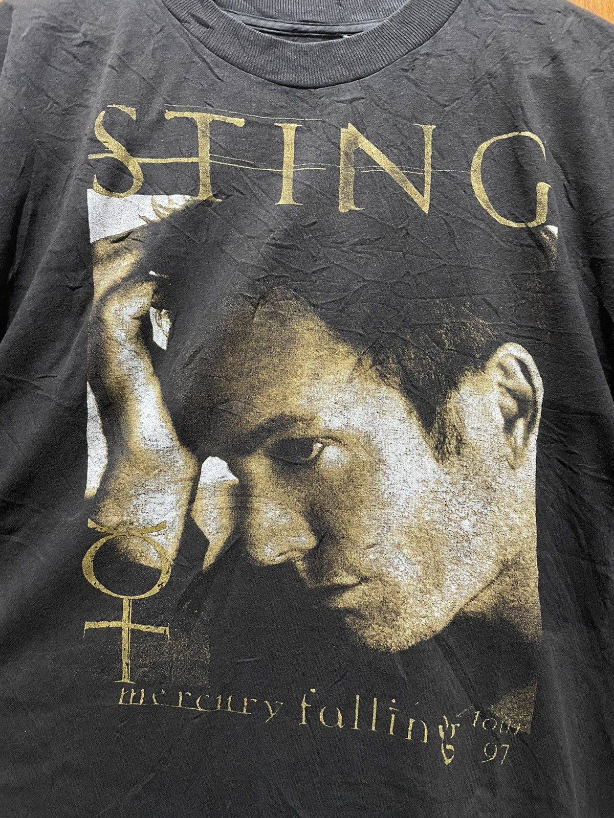 Band Tees Vintage 90s Sting 1997 Tour Shirt Size US L / EU 52-54 / 3 - 3 Thumbnail
