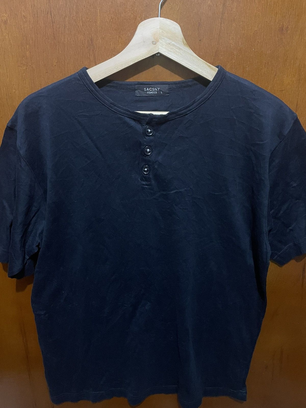 Y's Saccsny Y’S Button Tee Nice Design Size US L / EU 52-54 / 3 - 3 Thumbnail