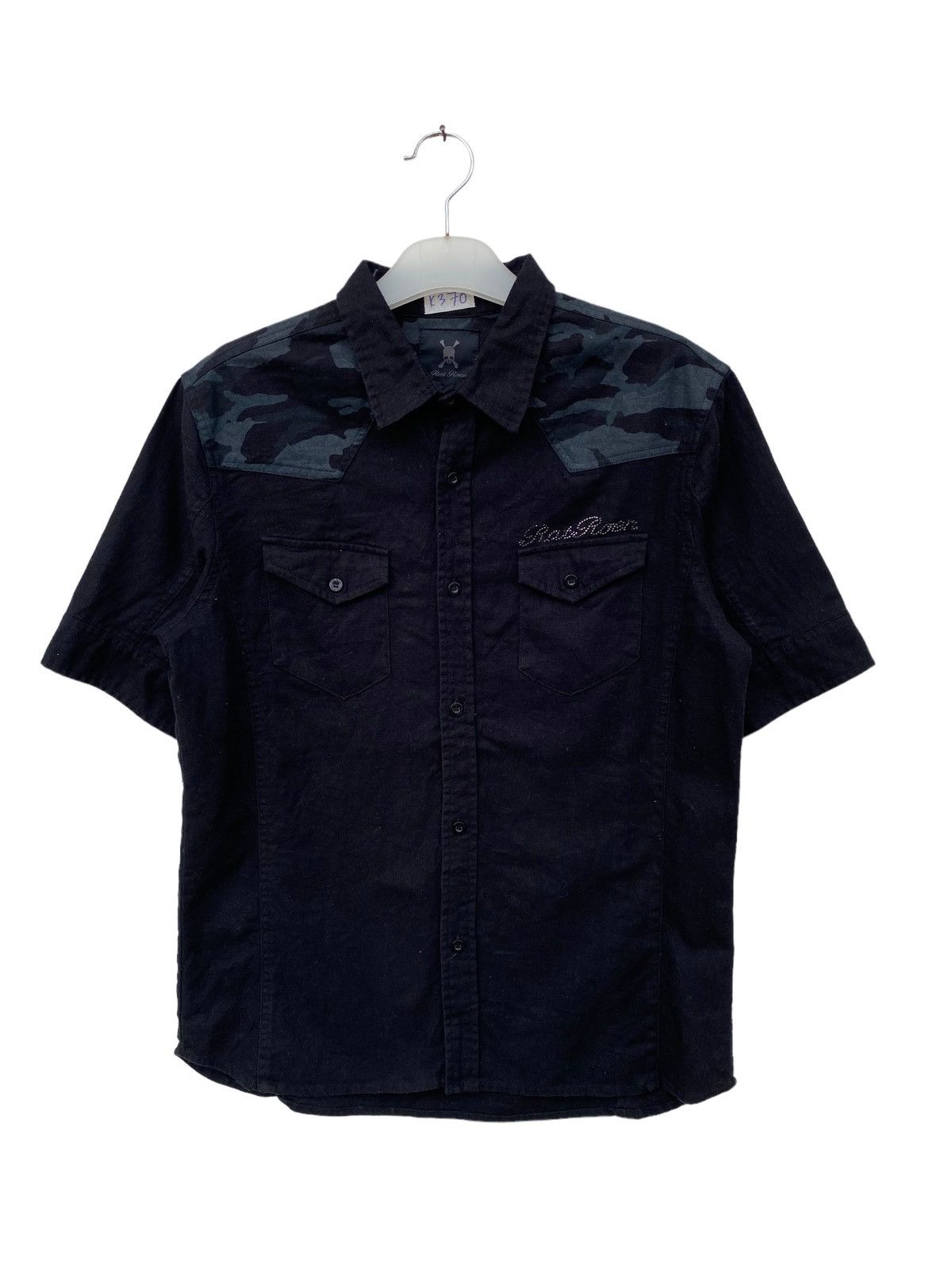 Japanese Brand Rat Roen Skull Design Shirt Size US L / EU 52-54 / 3 - 1 Thumbnail