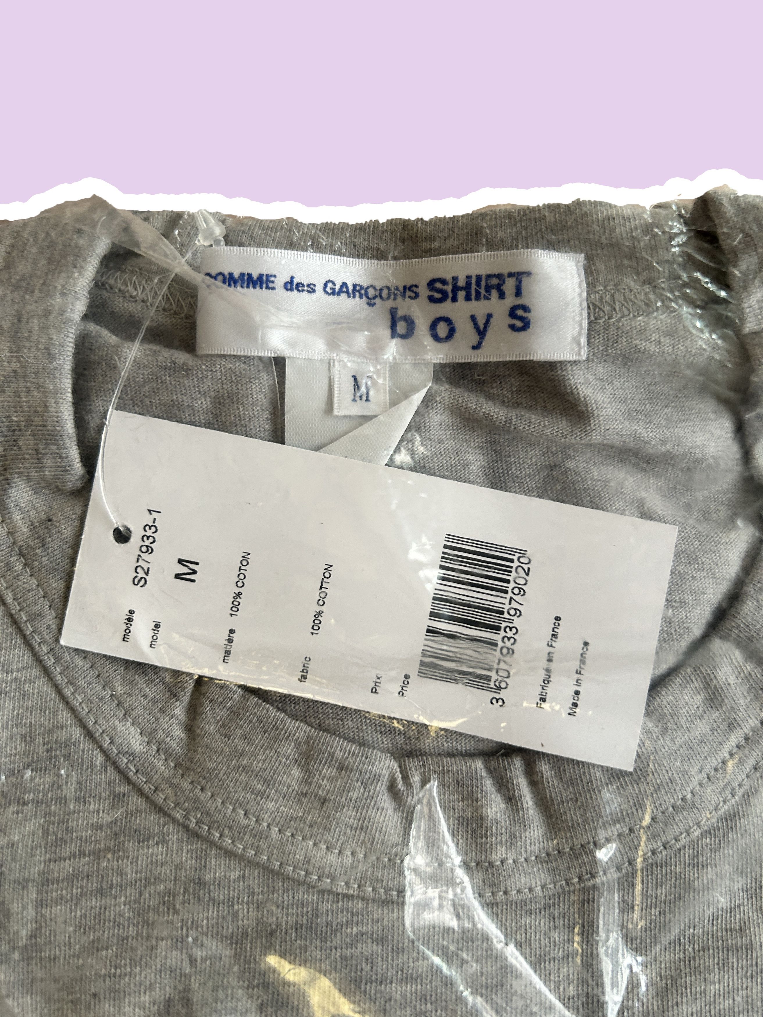 Comme des Garcons SHIRT COMME DES GARÇONS SHIRT BOYS circle sleeve logo T-shirt Size US M / EU 48-50 / 2 - 3 Thumbnail