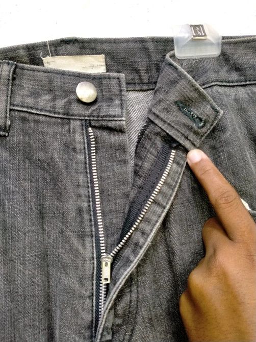 Japanese Brand × Pledge Distressed Pledge Skull printed denim pants Size US 34 / EU 50 - 11 Thumbnail