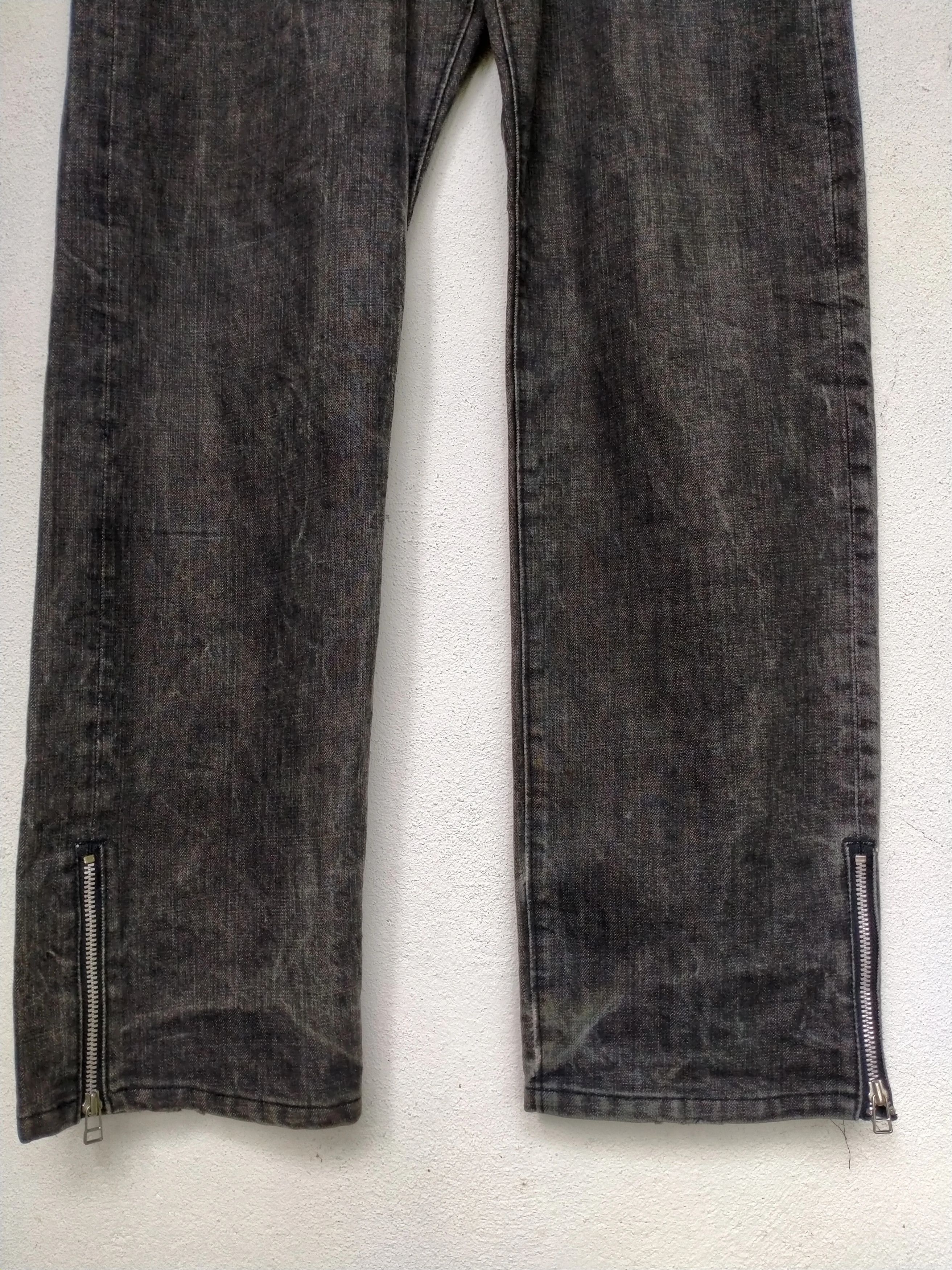Japanese Brand × Pledge Distressed Pledge Skull printed denim pants Size US 34 / EU 50 - 9 Thumbnail