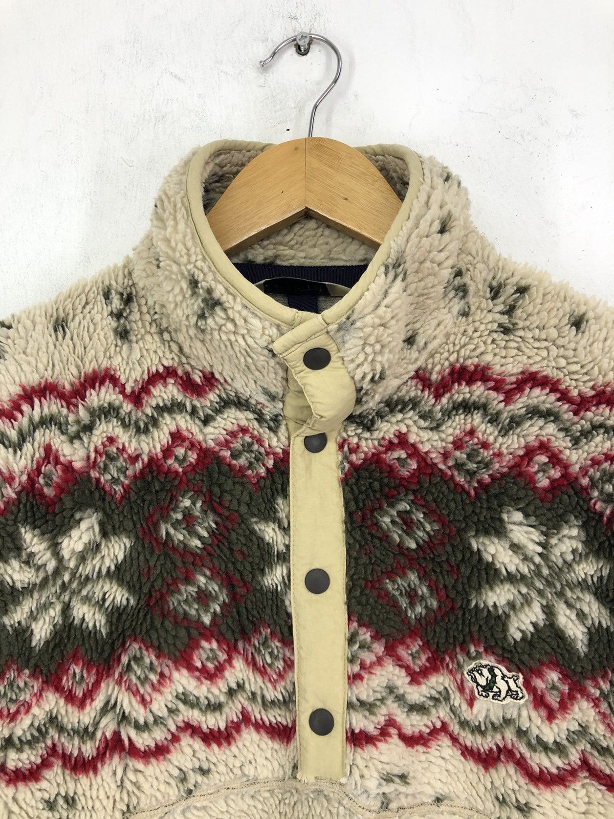 Japanese Brand × Native Athletic Bull Eastboy Men SnapButton Deep Pile Fleece Jacket Size US M / EU 48-50 / 2 - 4 Thumbnail