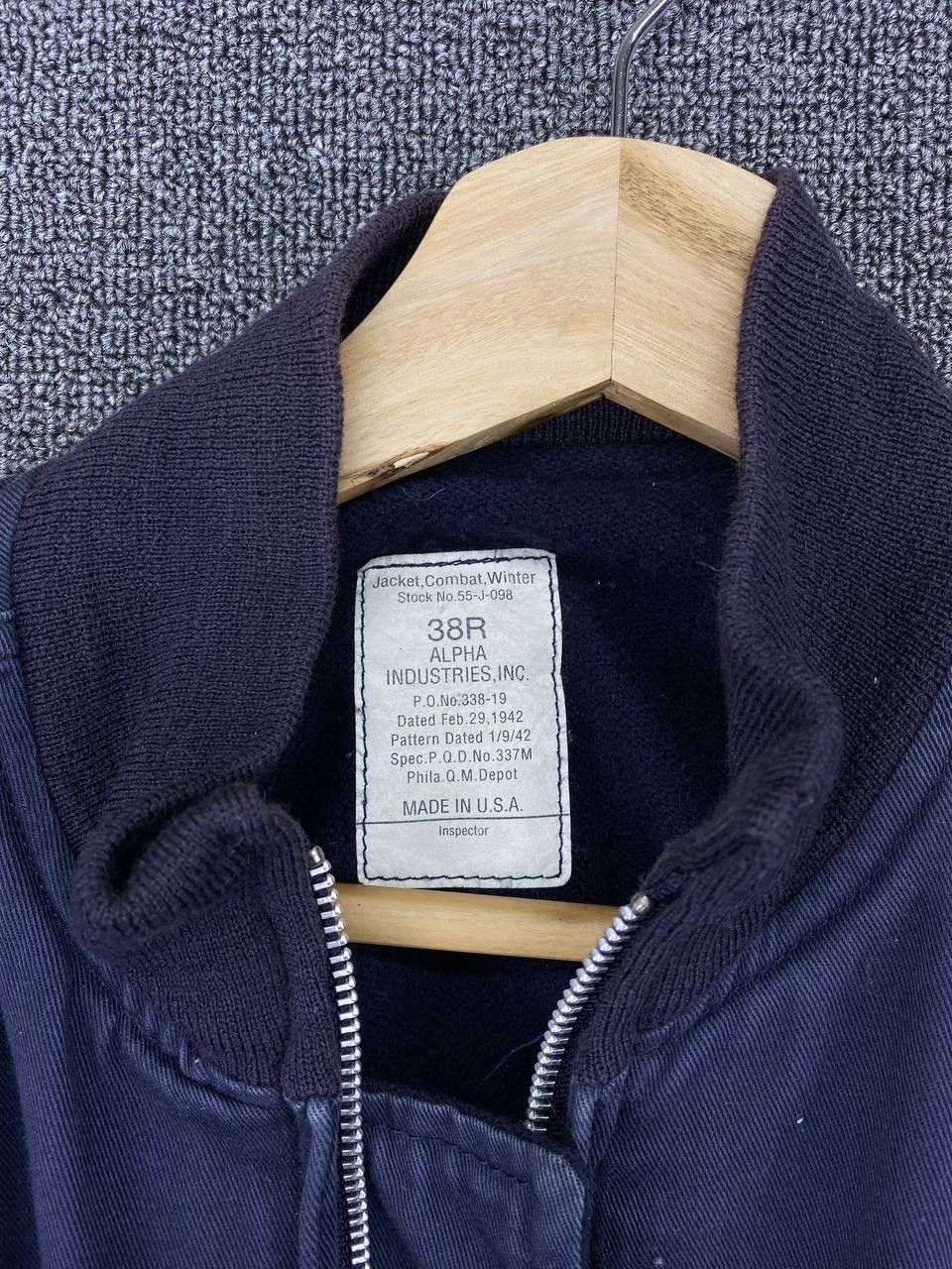 Alpha Industries Vintage 90s Alpha Industries Combat Winter Bomber Jacket Size US M / EU 48-50 / 2 - 4 Thumbnail