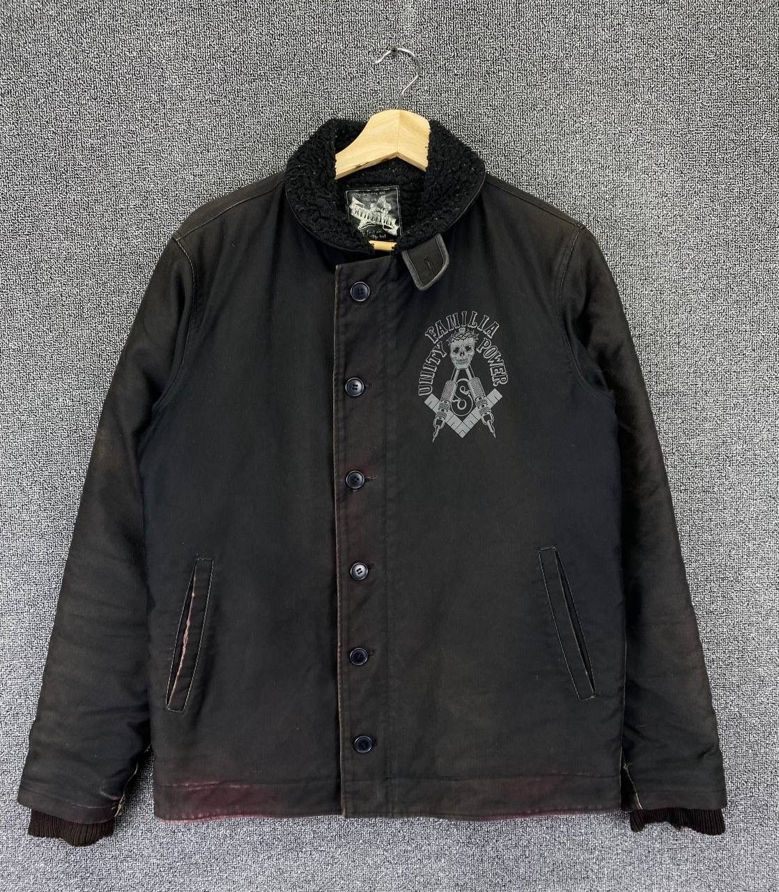 SOFTMACHINE × Vintage Vintage Familia Unity Power Skulls By SoftMachine Fur Jacket Size US M / EU 48-50 / 2 - 5 Thumbnail