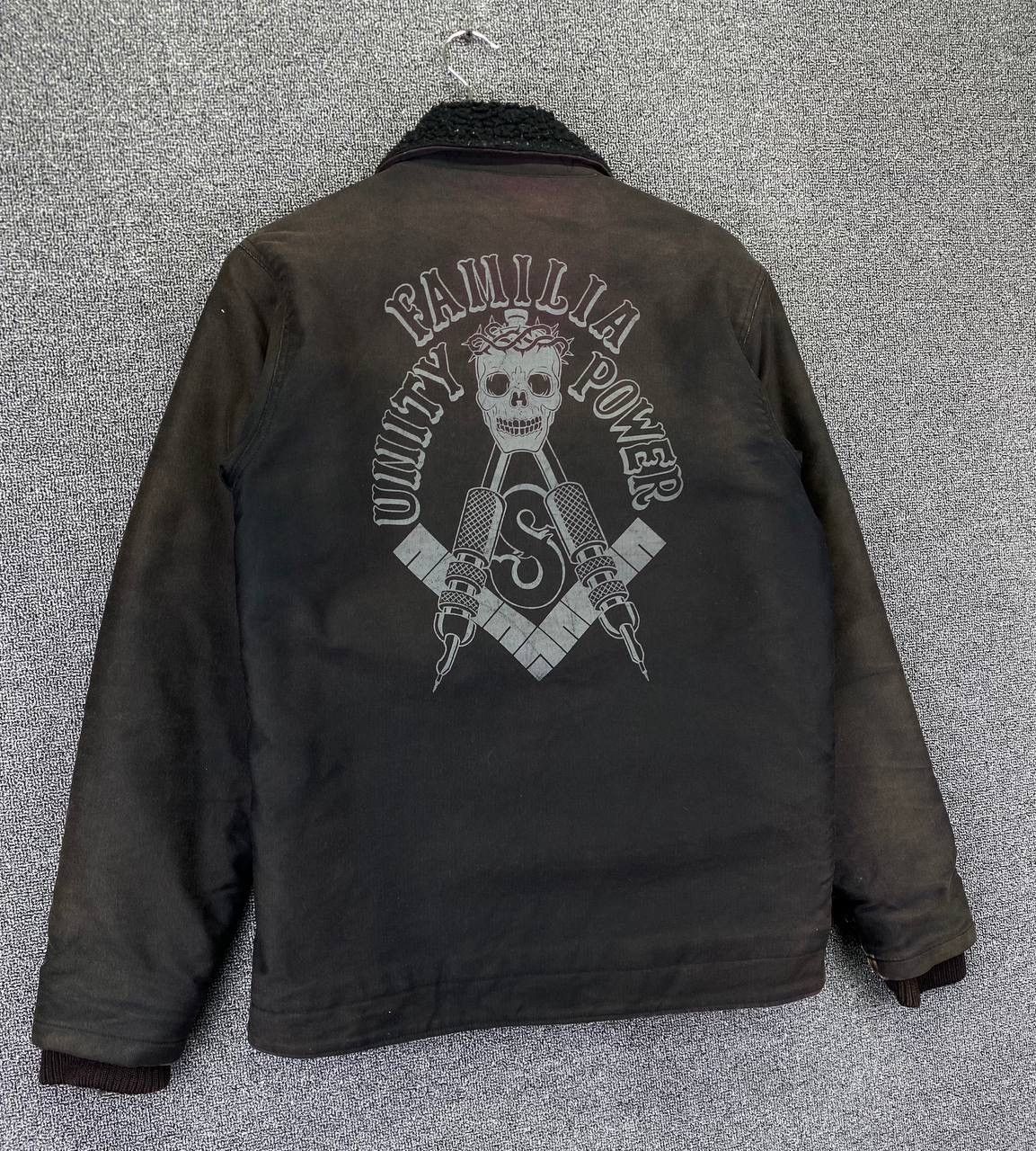 SOFTMACHINE × Vintage Vintage Familia Unity Power Skulls By SoftMachine Fur Jacket Size US M / EU 48-50 / 2 - 2 Thumbnail