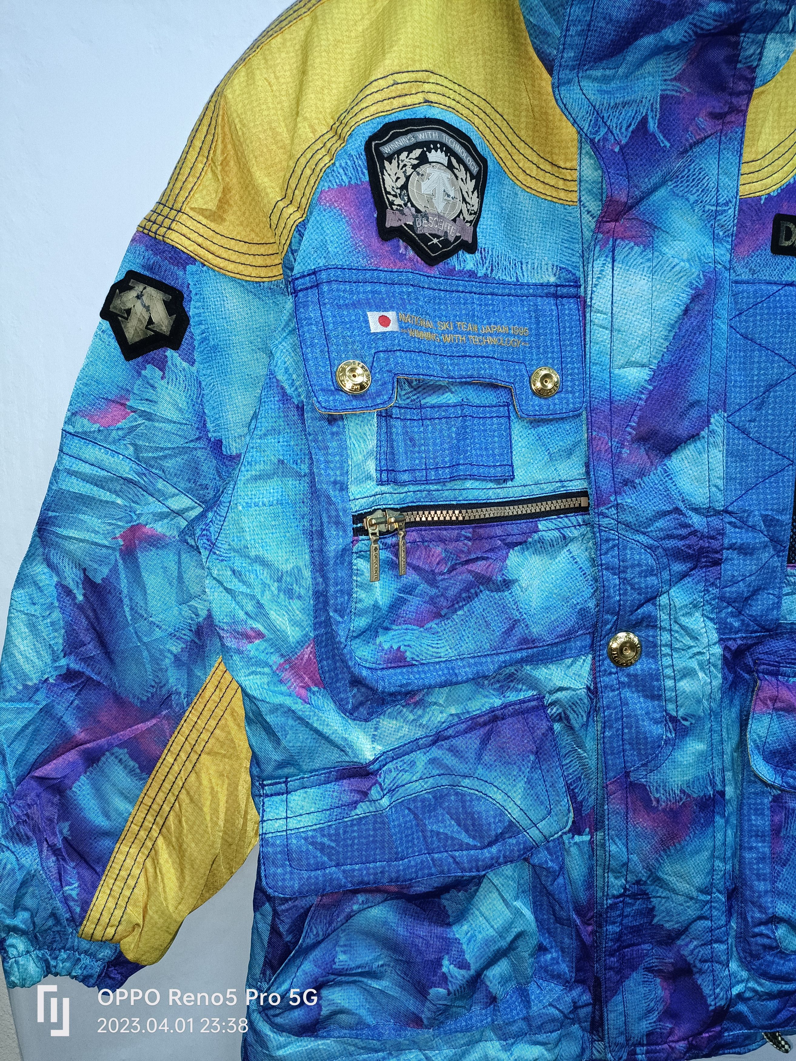 Japanese Brand × Vintage Vintage 90s Ski Descente Multi Pocket Rare Item Size US L / EU 52-54 / 3 - 3 Thumbnail