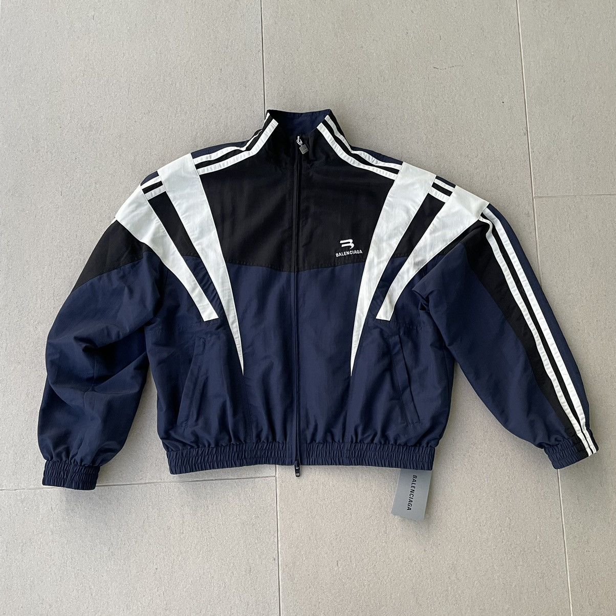 Balenciaga BALENCIAGA SPORTY B TRACK JACKET | Grailed