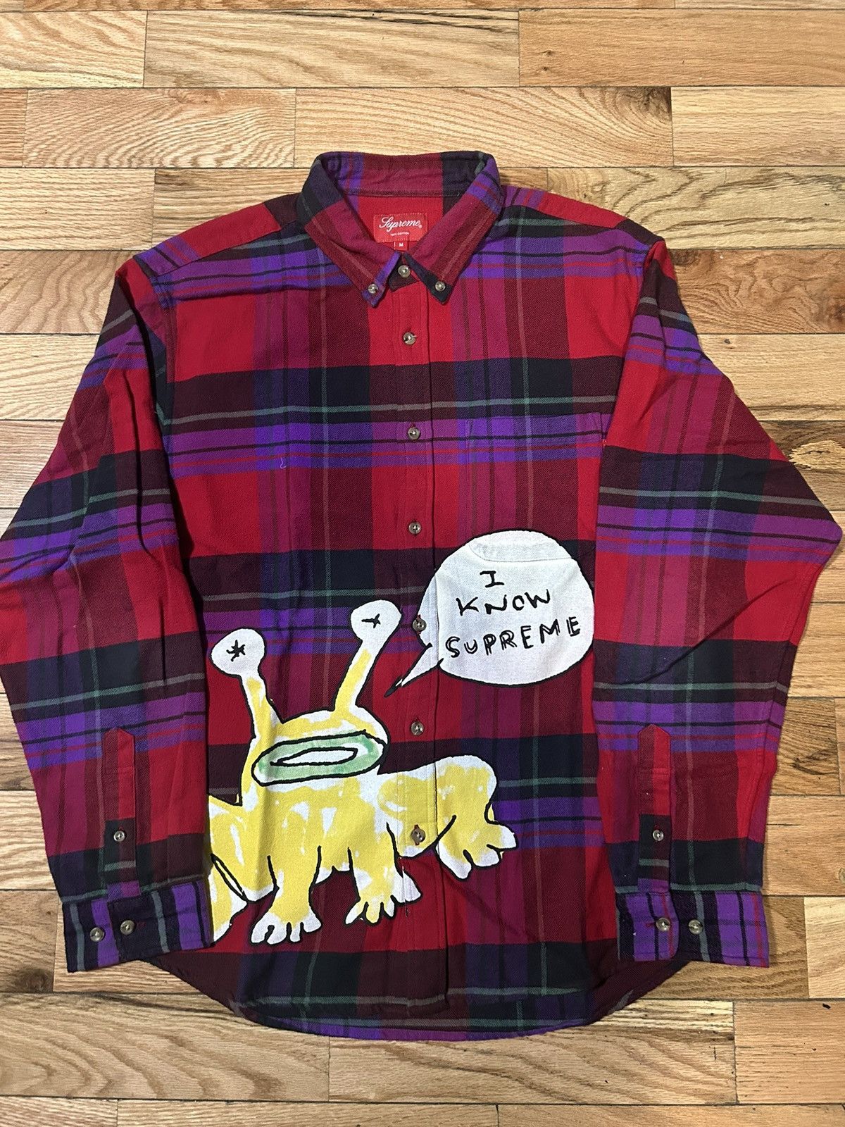 Supreme Supreme Daniel Johnston Plaid Shirt | Grailed