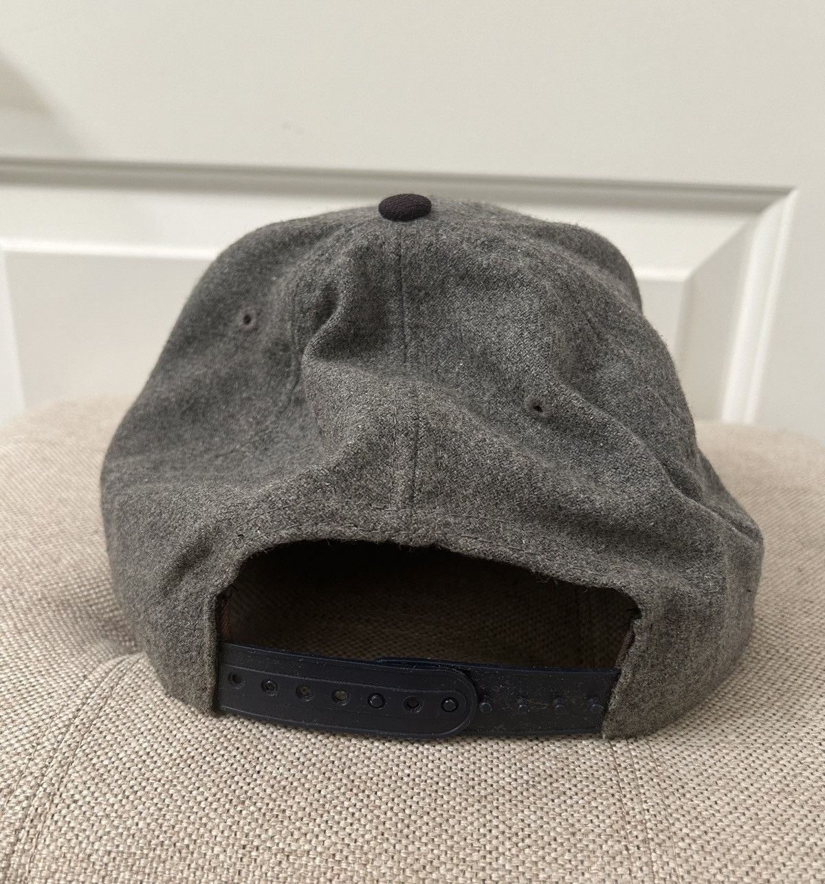 MLB × New Era New Era MLB Detroit Tigers Grey Snap Back Hat Cap 100% Wool Size ONE SIZE - 3 Thumbnail