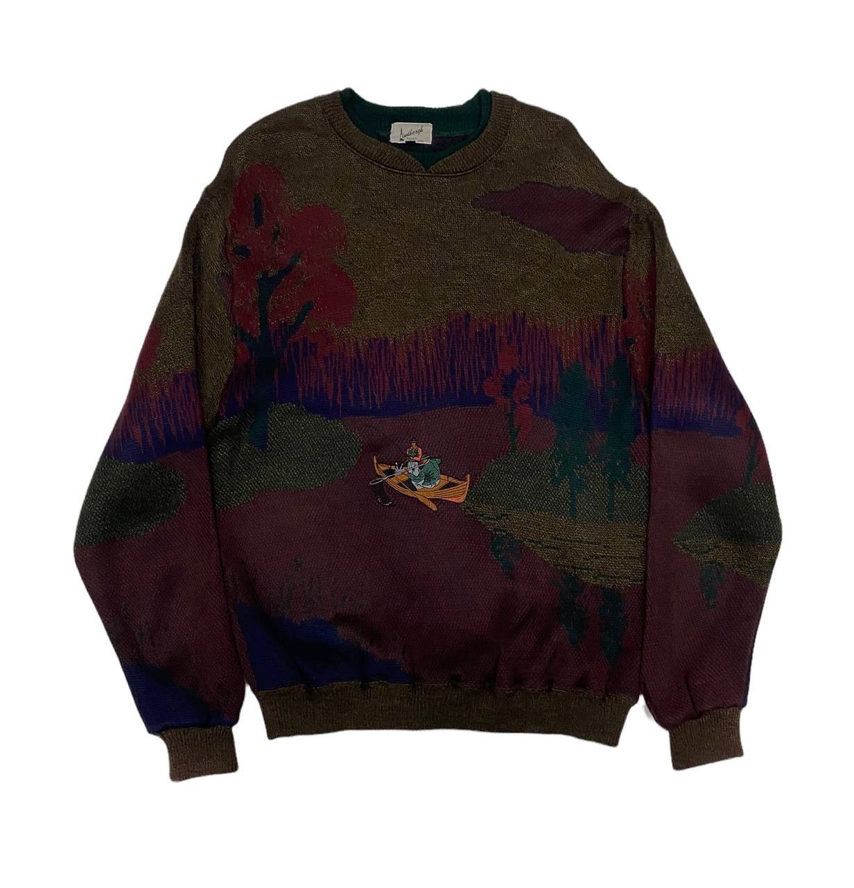Japanese Brand VINTAGE LINDBERGH EMBROIDERY OVERPRINT SWEATSHIRT JAPAN Size US M / EU 48-50 / 2 - 1 Thumbnail