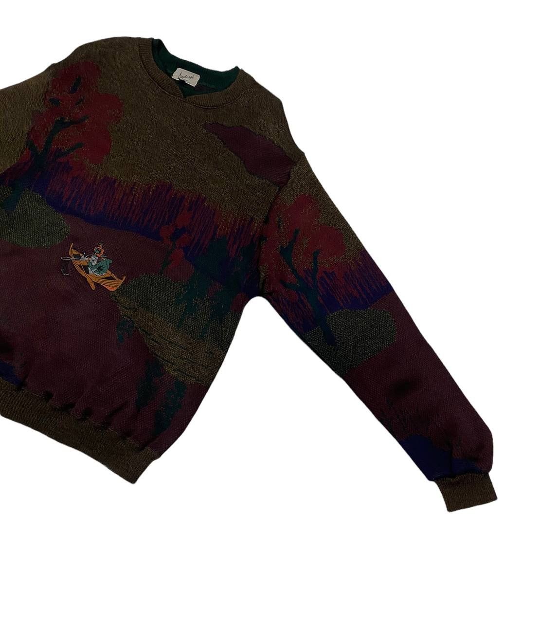 Japanese Brand VINTAGE LINDBERGH EMBROIDERY OVERPRINT SWEATSHIRT JAPAN Size US M / EU 48-50 / 2 - 10 Thumbnail