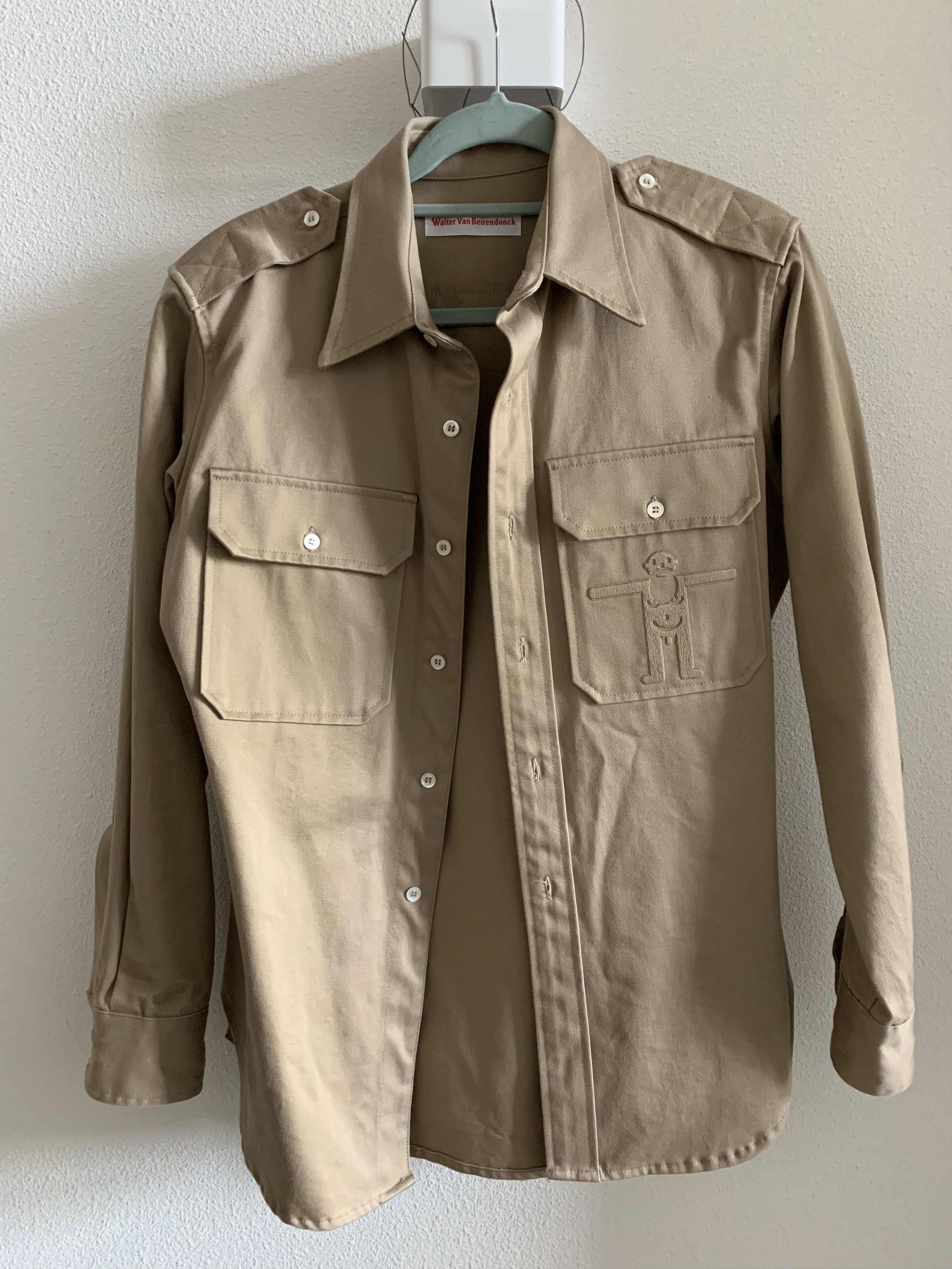 Walter Van Beirendonck WALTER VAN BEIRENDONCK KIFT SHIRT CAMEL Size US S / EU 44-46 / 1 - 1 Thumbnail