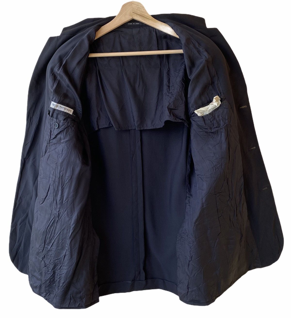 Emporio Armani 🔥Archive Emporio Armani Gabardine Blazer Jacket Size US S / EU 44-46 / 1 - 4 Thumbnail