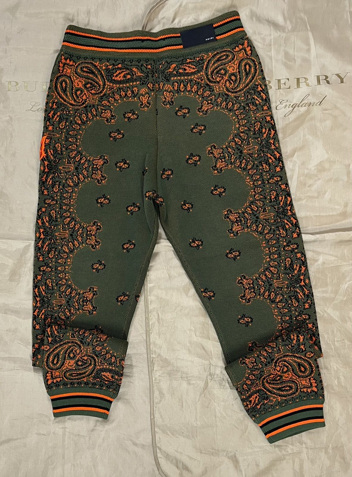 Amiri Amiri BANDANA B-BALL SWEATPANTS size L $1400 Size US 34 / EU 50 - 8 Thumbnail