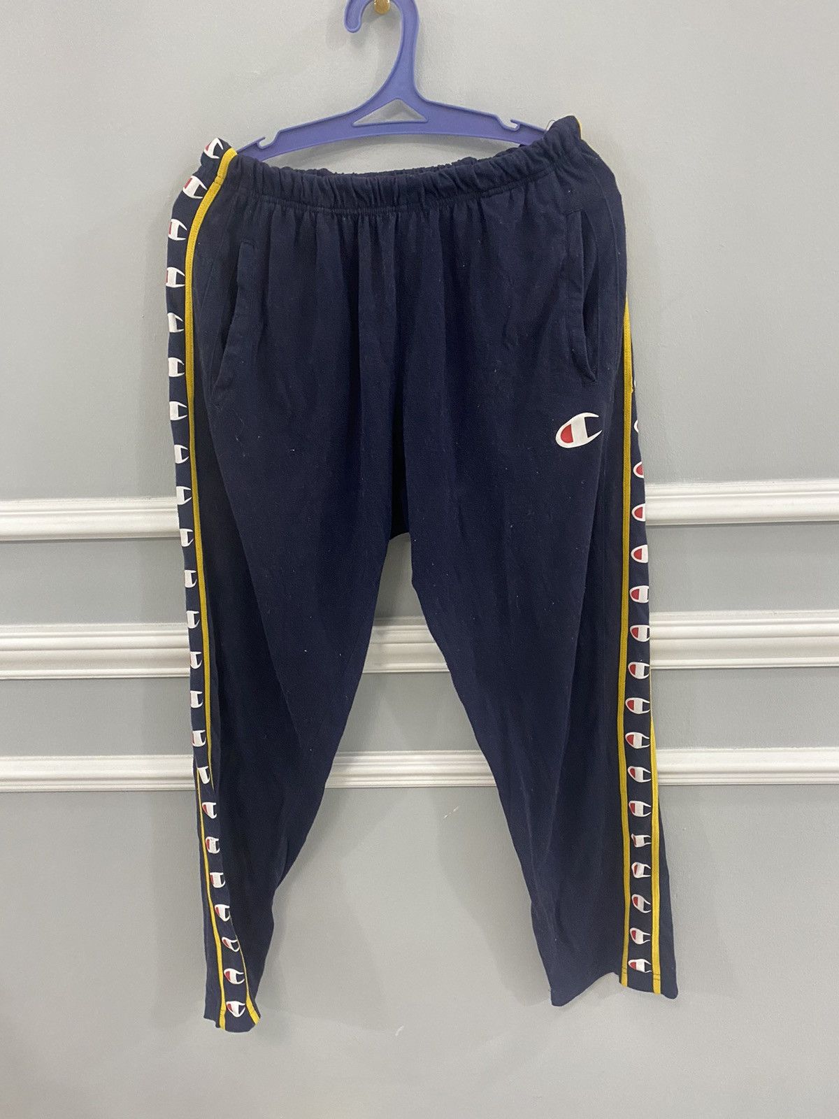RARE VINTAGE CHAMPION SIDE TAPE TRACK PANT