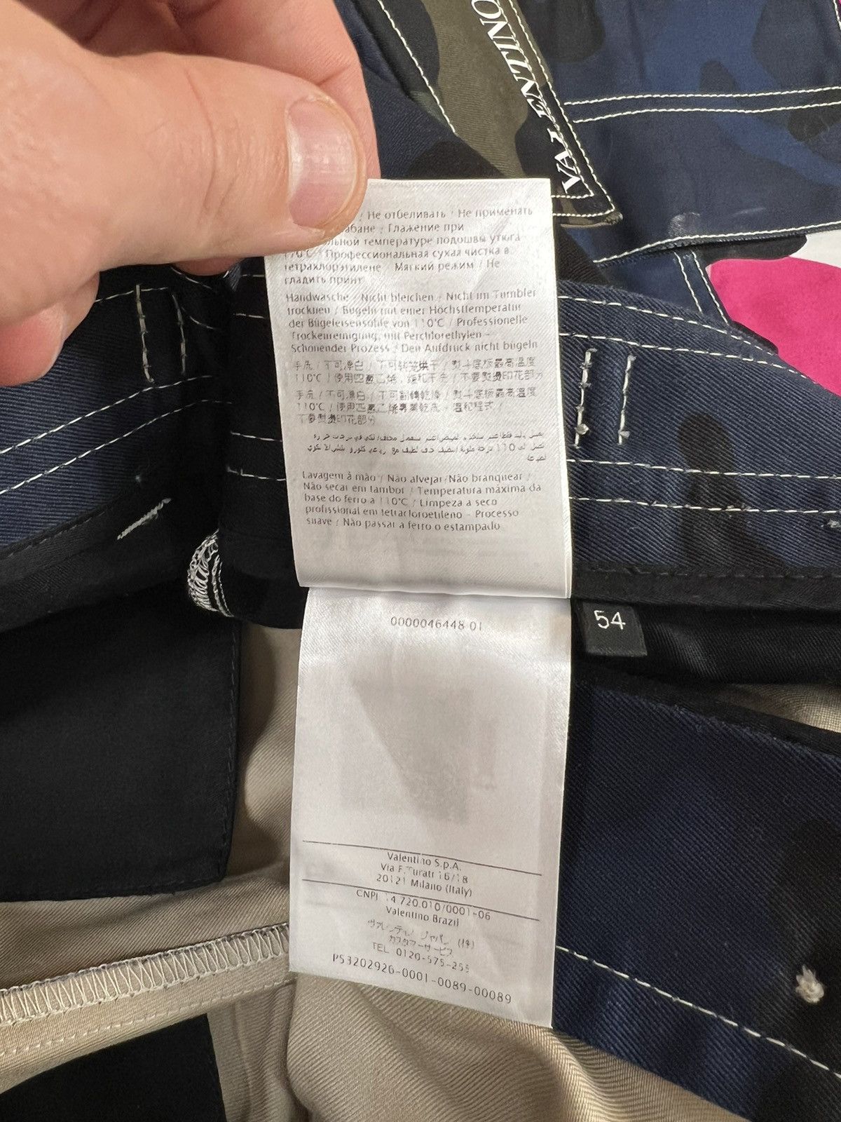 Valentino VALENTINO Multicolor Camou Shuffle Cargo Pants size 54 $1600 Size US 38 / EU 54 - 6 Thumbnail