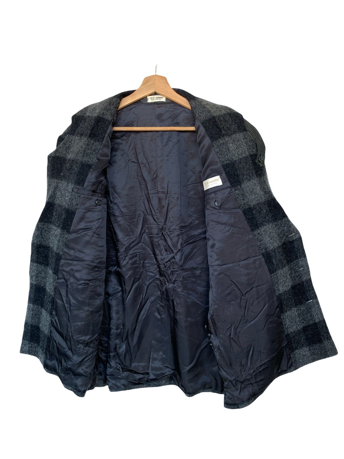 Issey Miyake Japanese Brand Tete Homme Wool Jacket Size US S / EU 44-46 / 1 - 6 Thumbnail