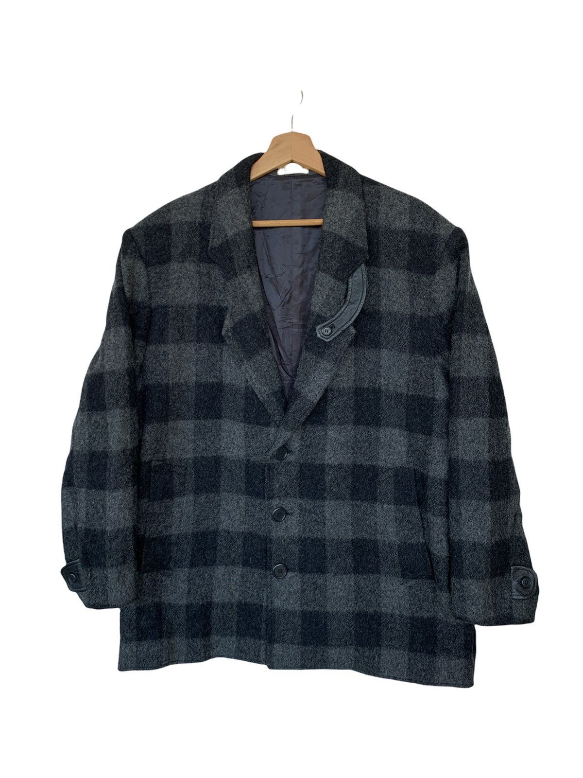 Issey Miyake Japanese Brand Tete Homme Wool Jacket Size US S / EU 44-46 / 1 - 2 Thumbnail