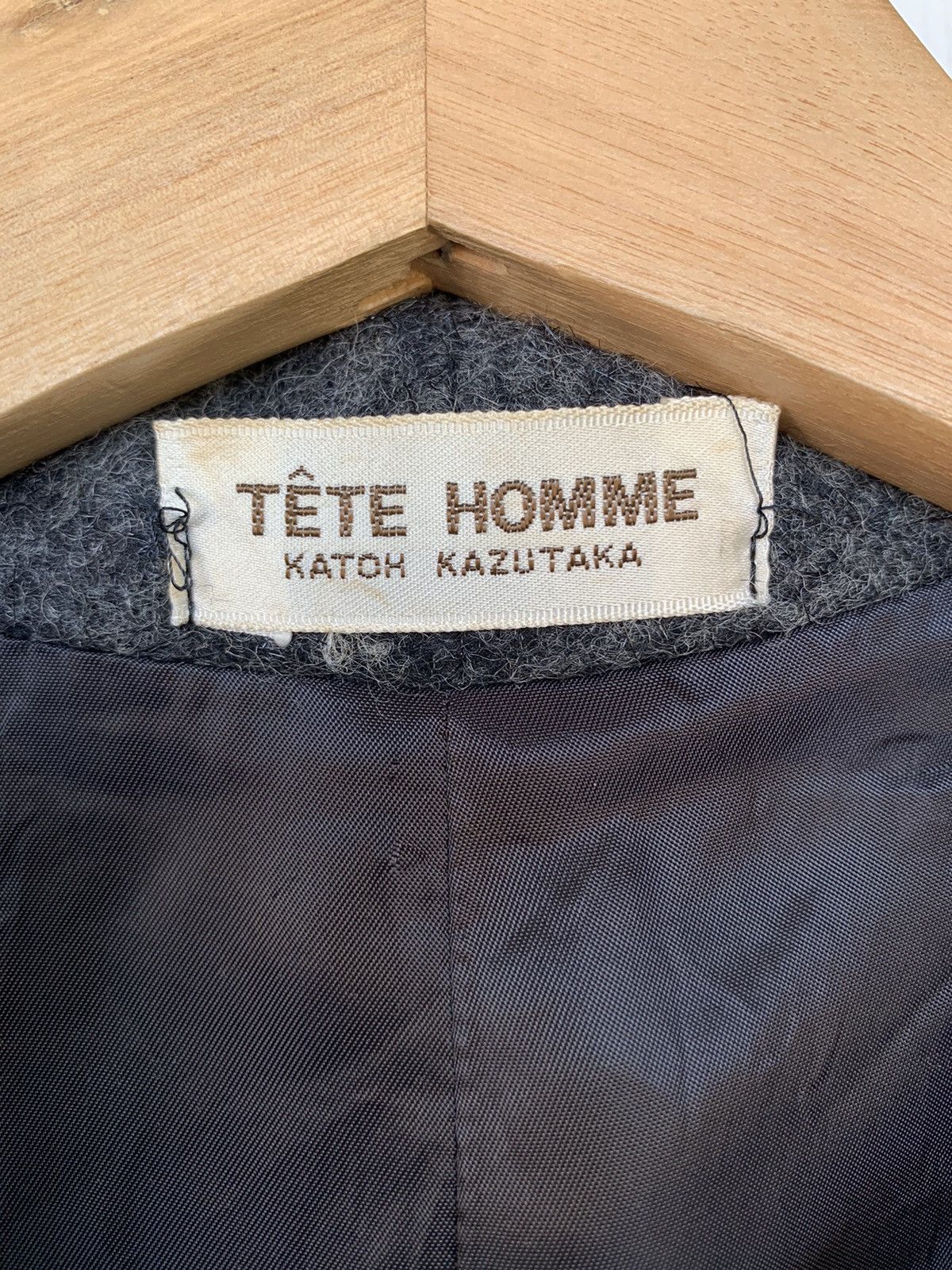Issey Miyake Japanese Brand Tete Homme Wool Jacket Size US S / EU 44-46 / 1 - 12 Thumbnail