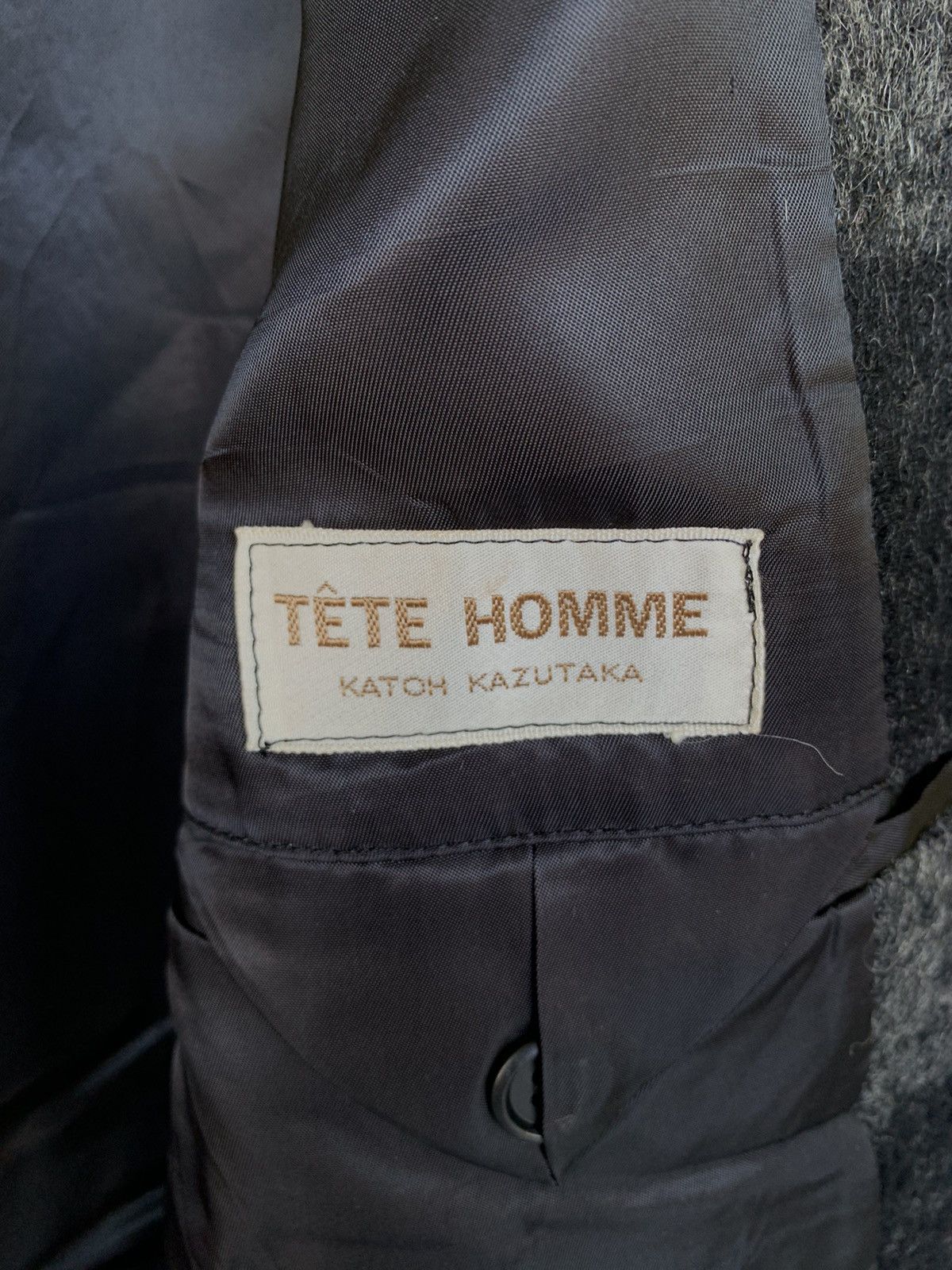 Issey Miyake Japanese Brand Tete Homme Wool Jacket Size US S / EU 44-46 / 1 - 13 Thumbnail